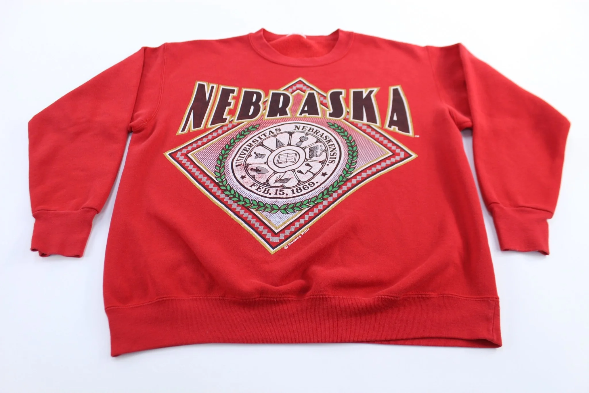 90's University of Nebraska Nutmeg Mills Sweatshirt