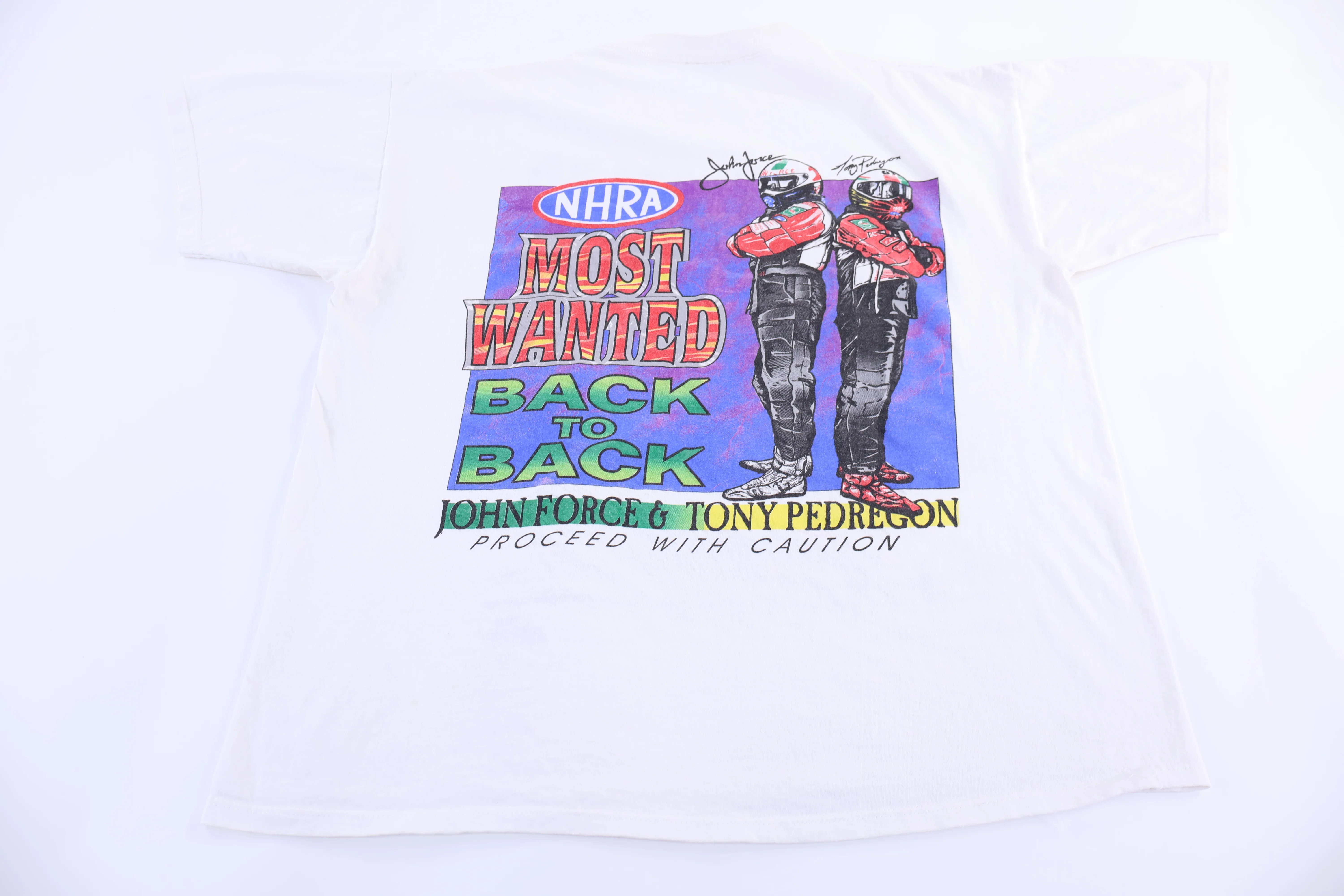 90's Untouchables Back To Back Racing T-shirt - Image 2