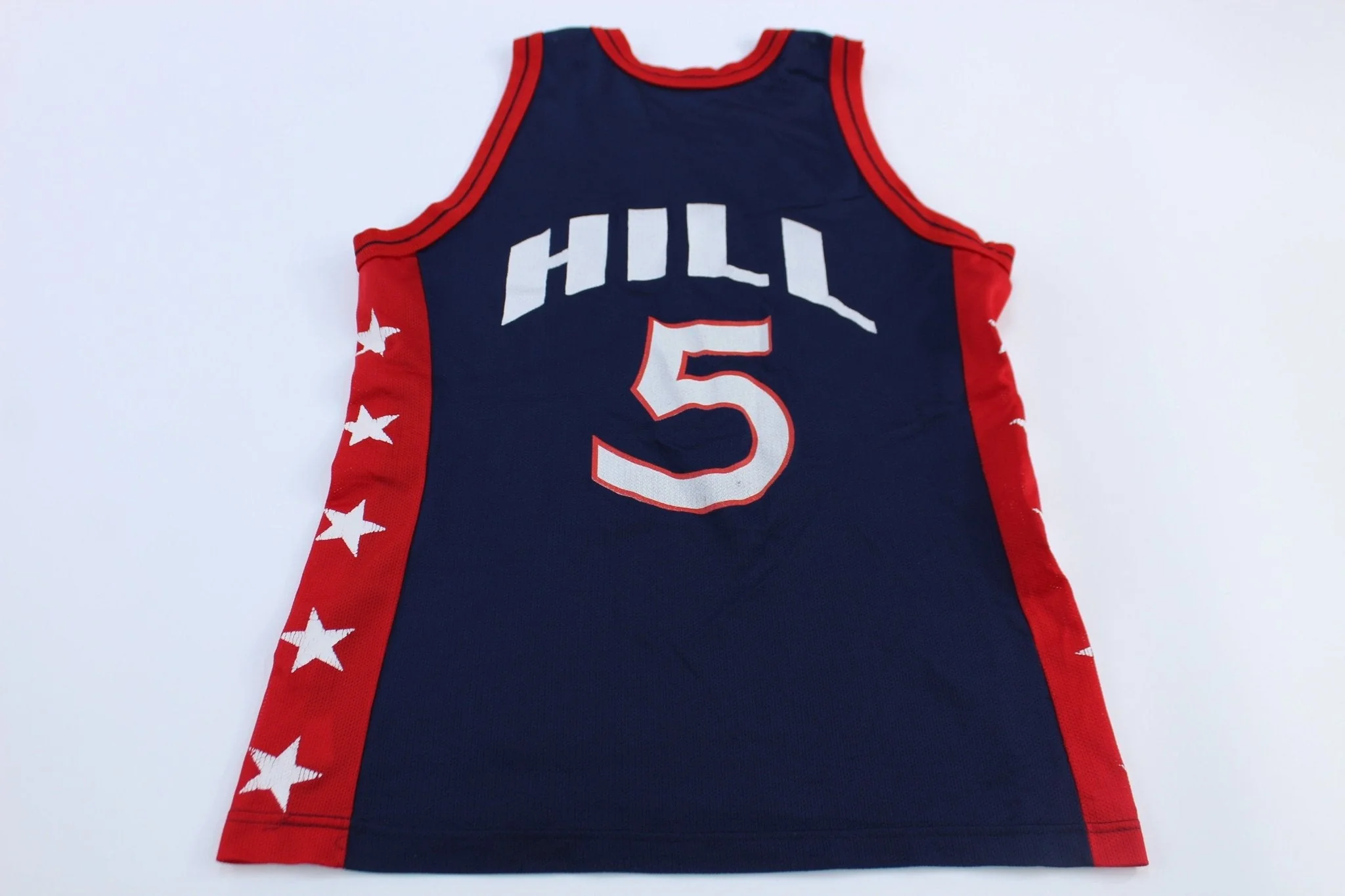 90's USA Basketball Grant Hill Champion Basketball Jersey - Image 2