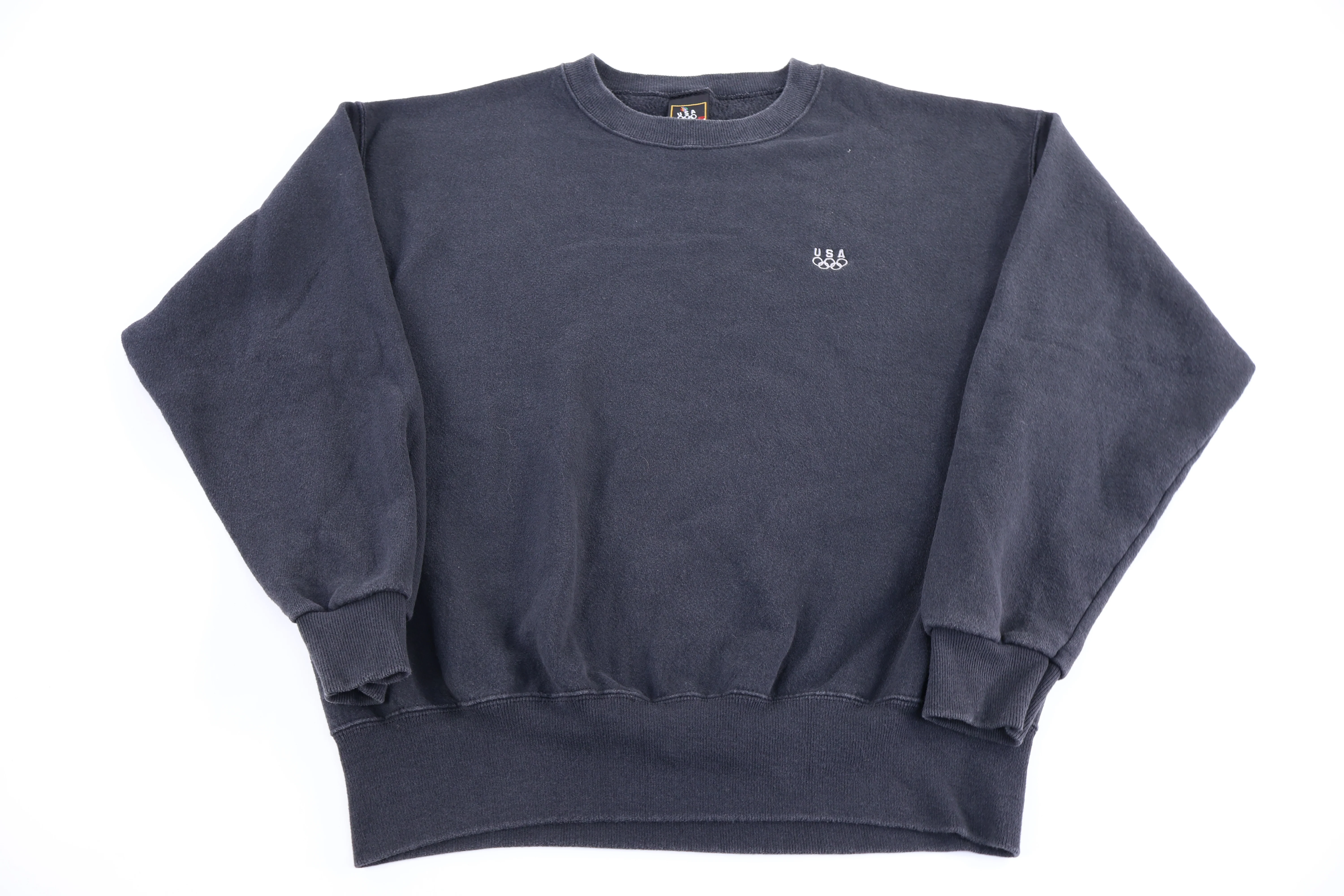 90's USA Olympics Black Sweatshirt