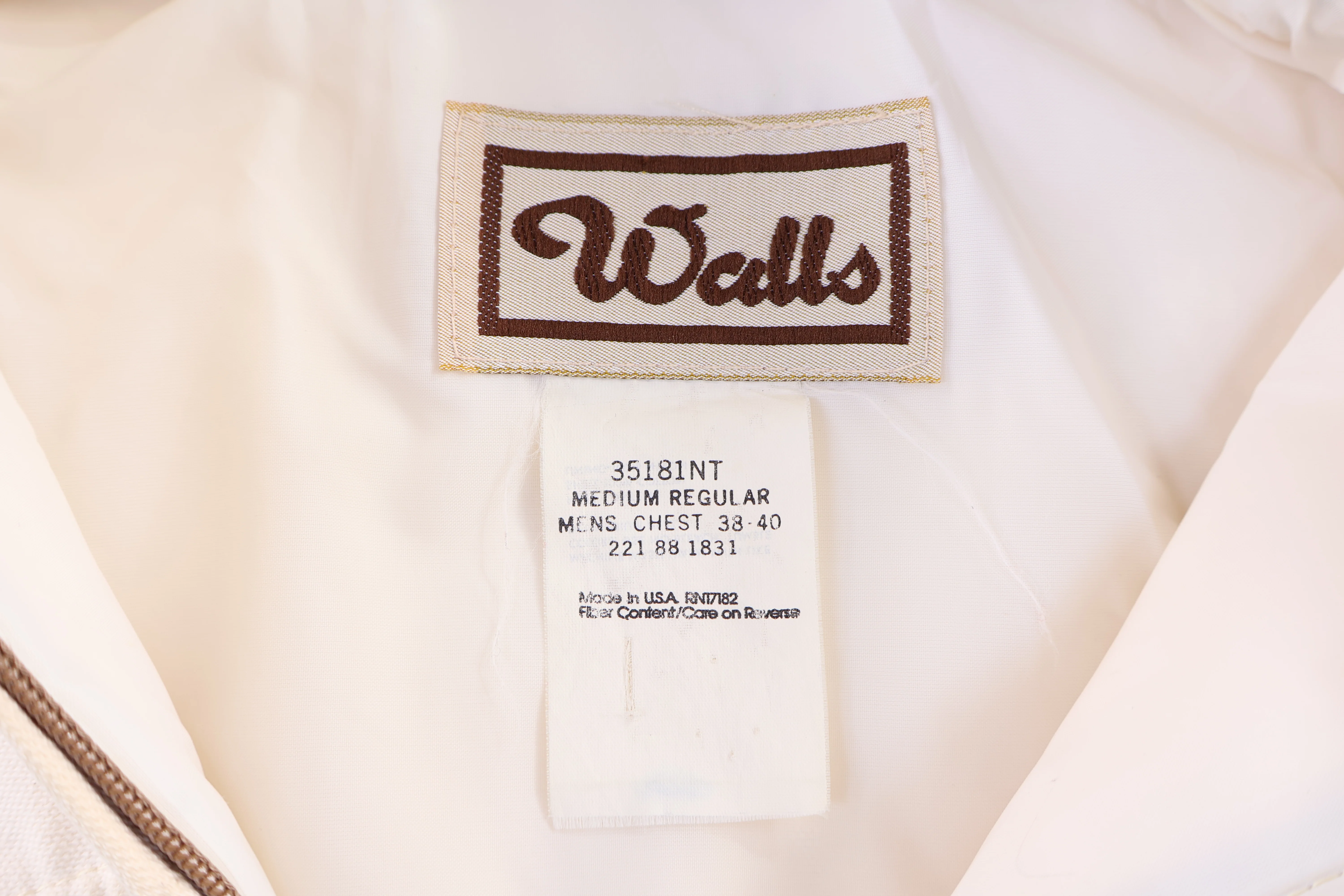 90's Walls Full Zip Cream Jacket - Image 4
