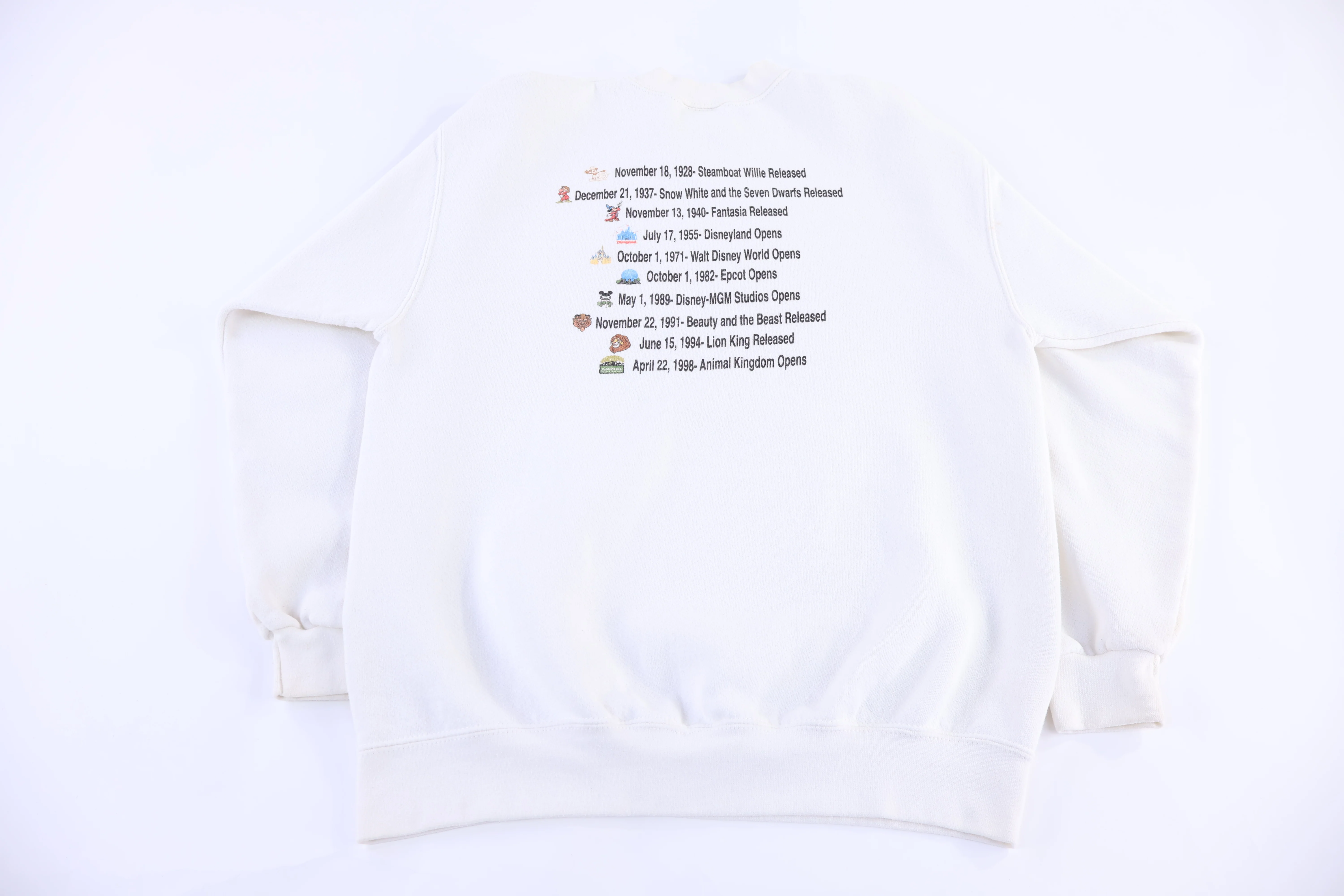 90's Walt Disney World 100 Years Of Magic Sweatshirt - Image 2