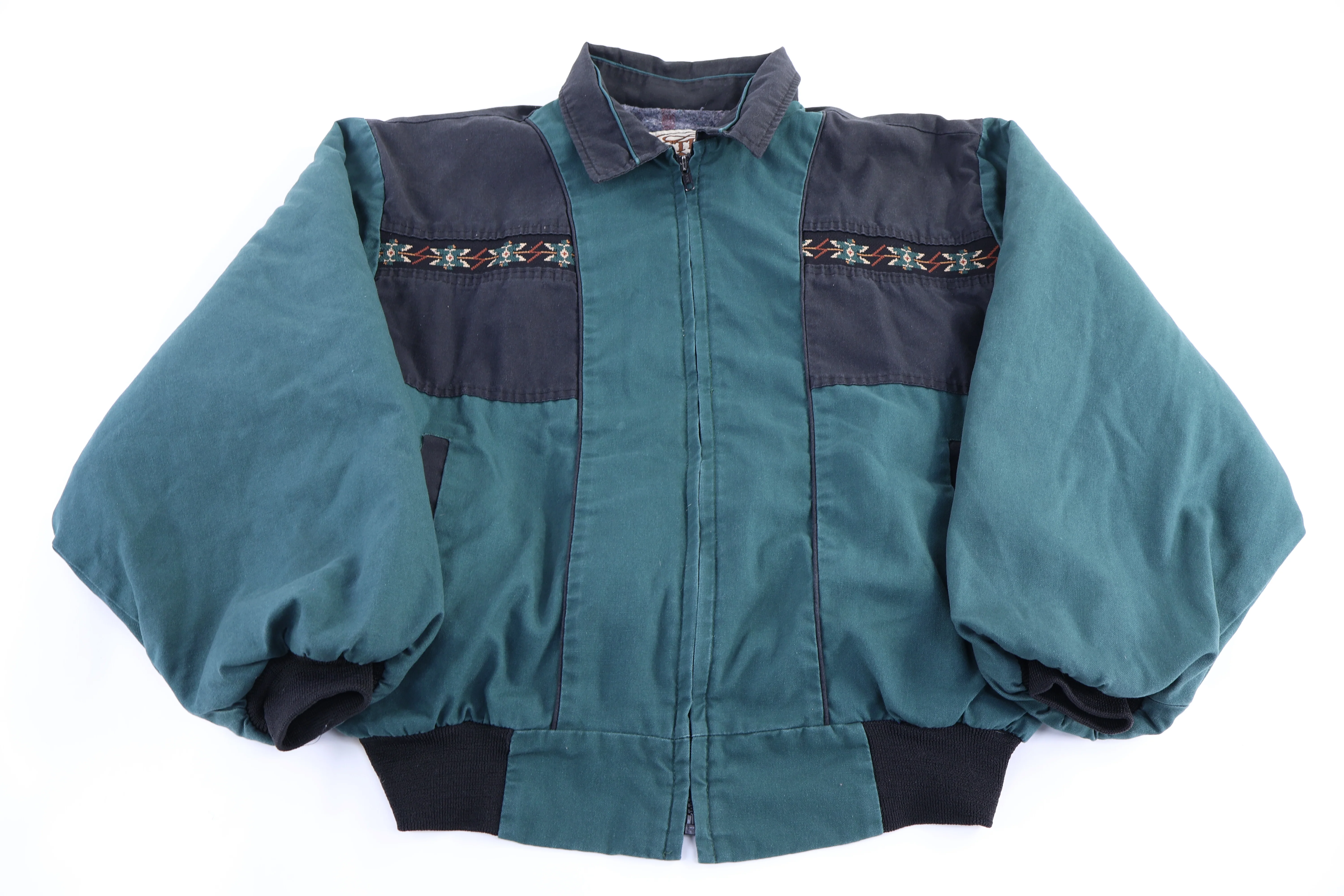 90's Western Frontier Blanket Lined Full Zip Jacket