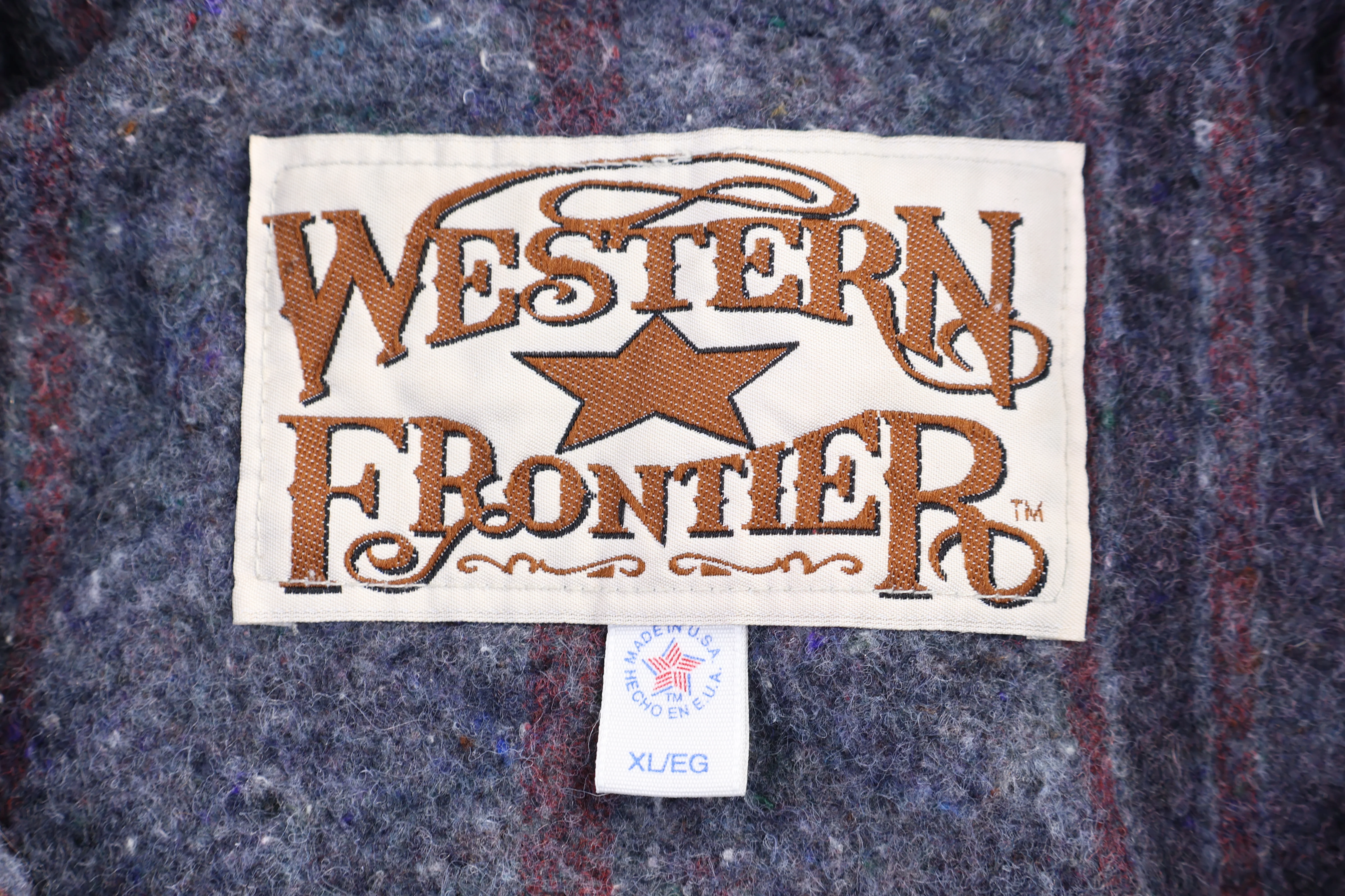 90's Western Frontier Blanket Lined Full Zip Jacket - Image 3