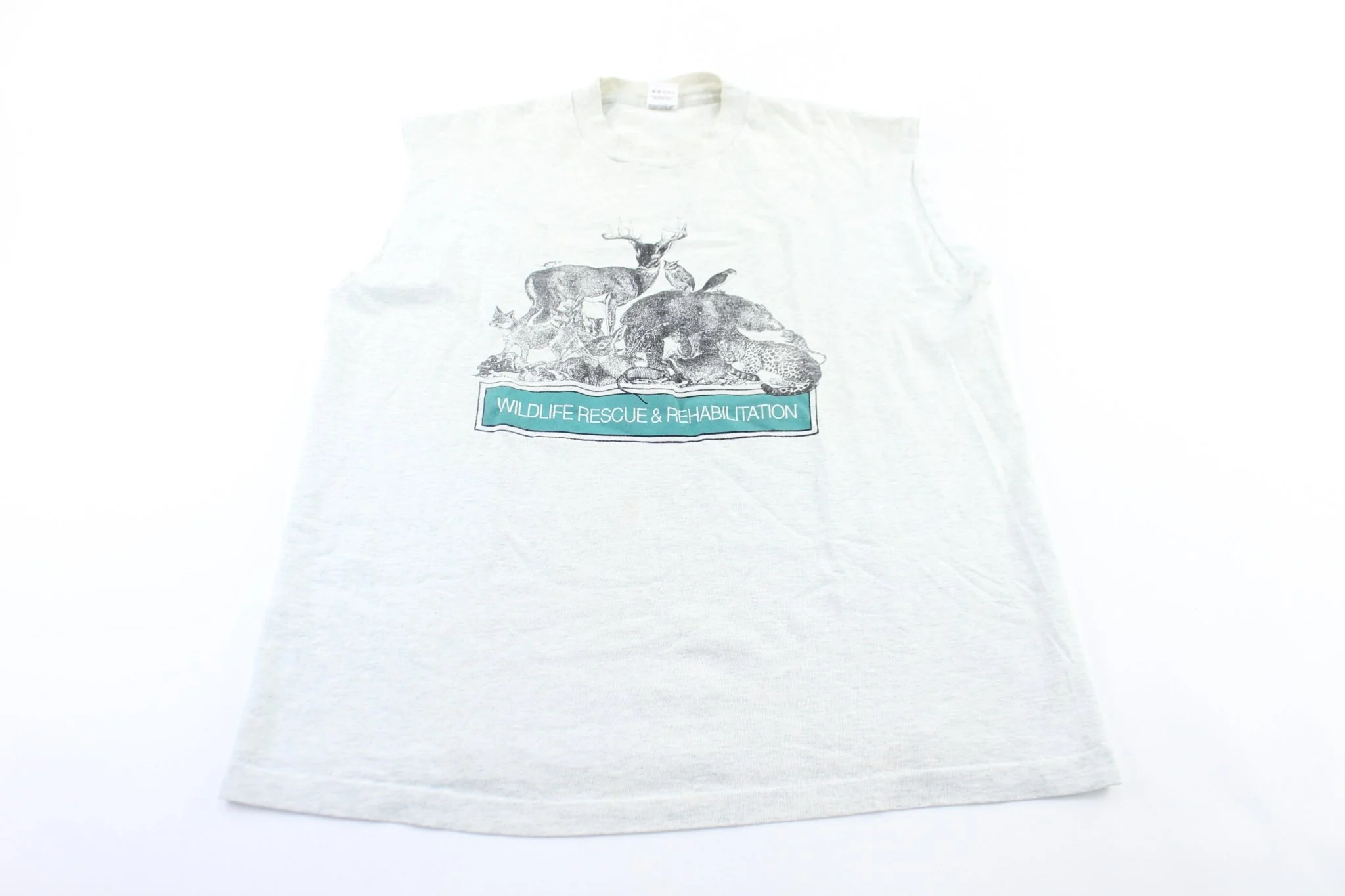 90's Wildlife Rescue & Rehabilitation Graphic Tank Top