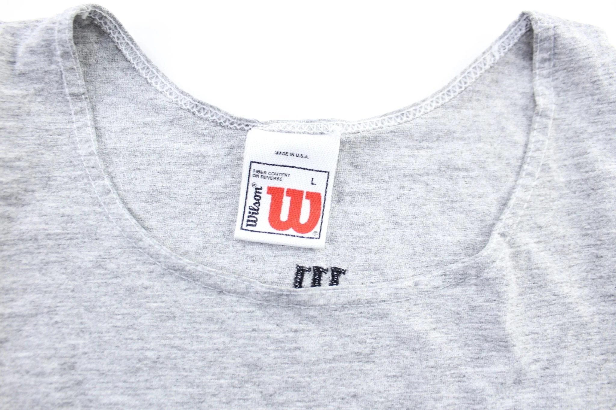 90's Wilson Logo Grey Tank Top - Image 3