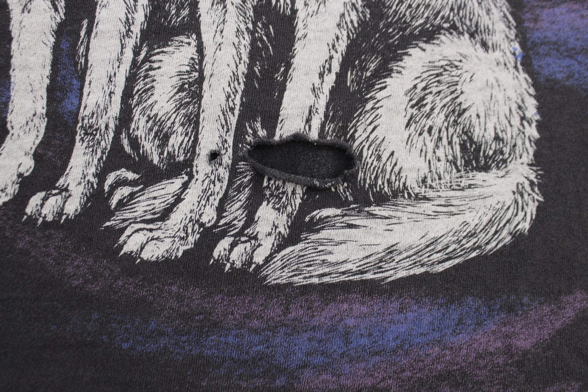 90's Wolf Las Vegas All Over Print T-Shirt - Image 4