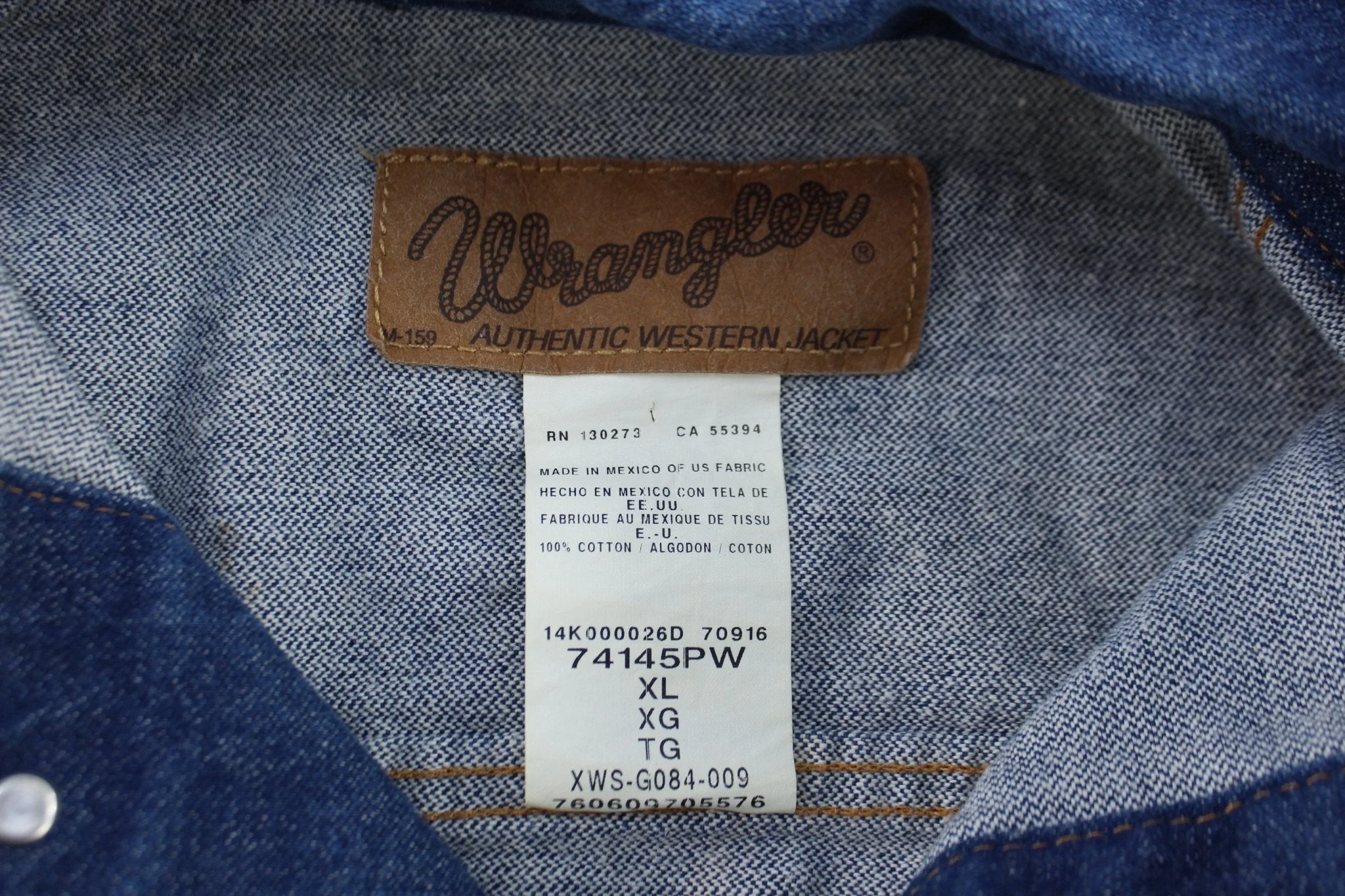 90's Wrangler Denim Trucker Jacket - Image 3