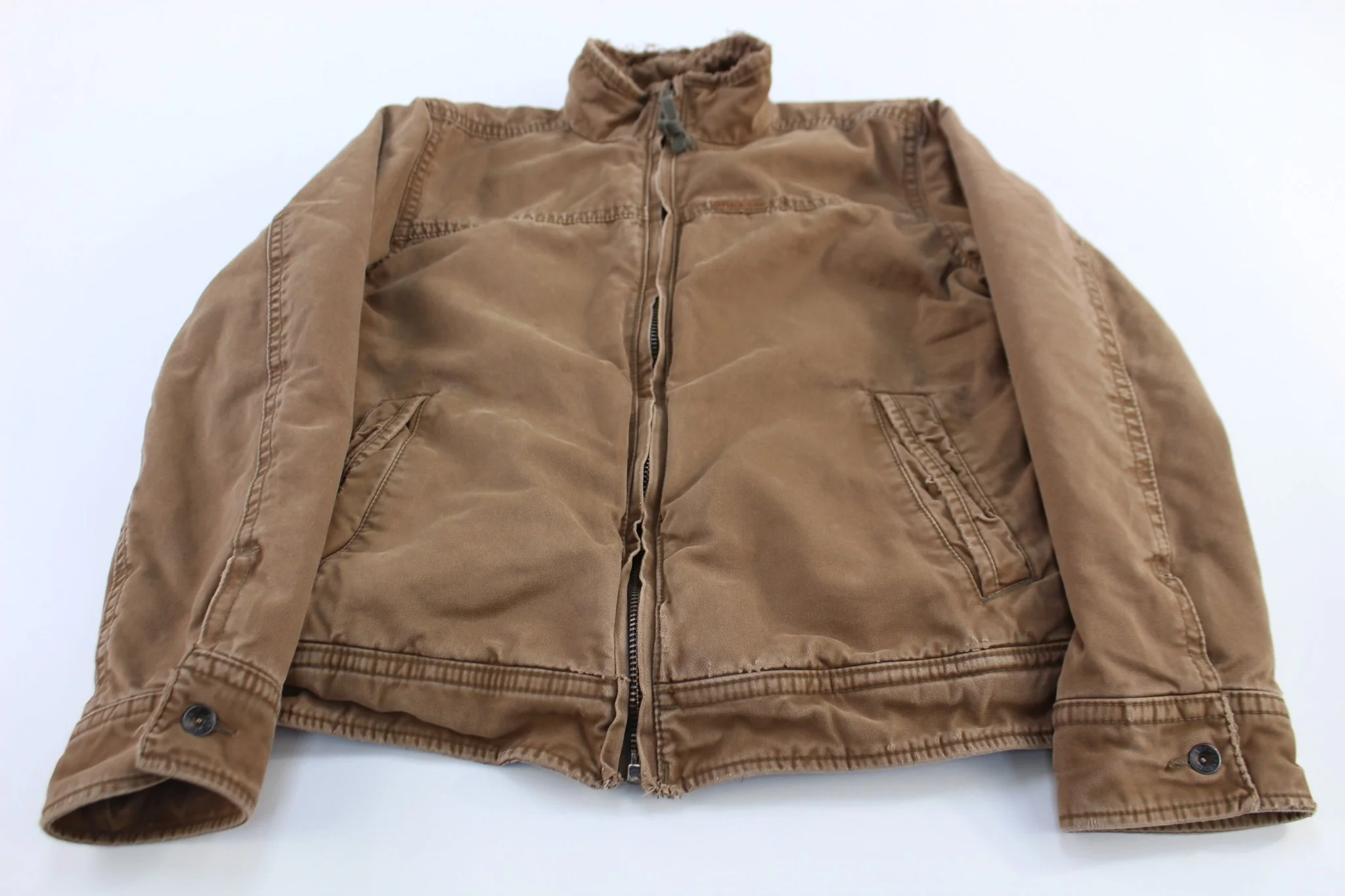 Y2K Abercrombie And Fitch Brown Full Zip Jacket