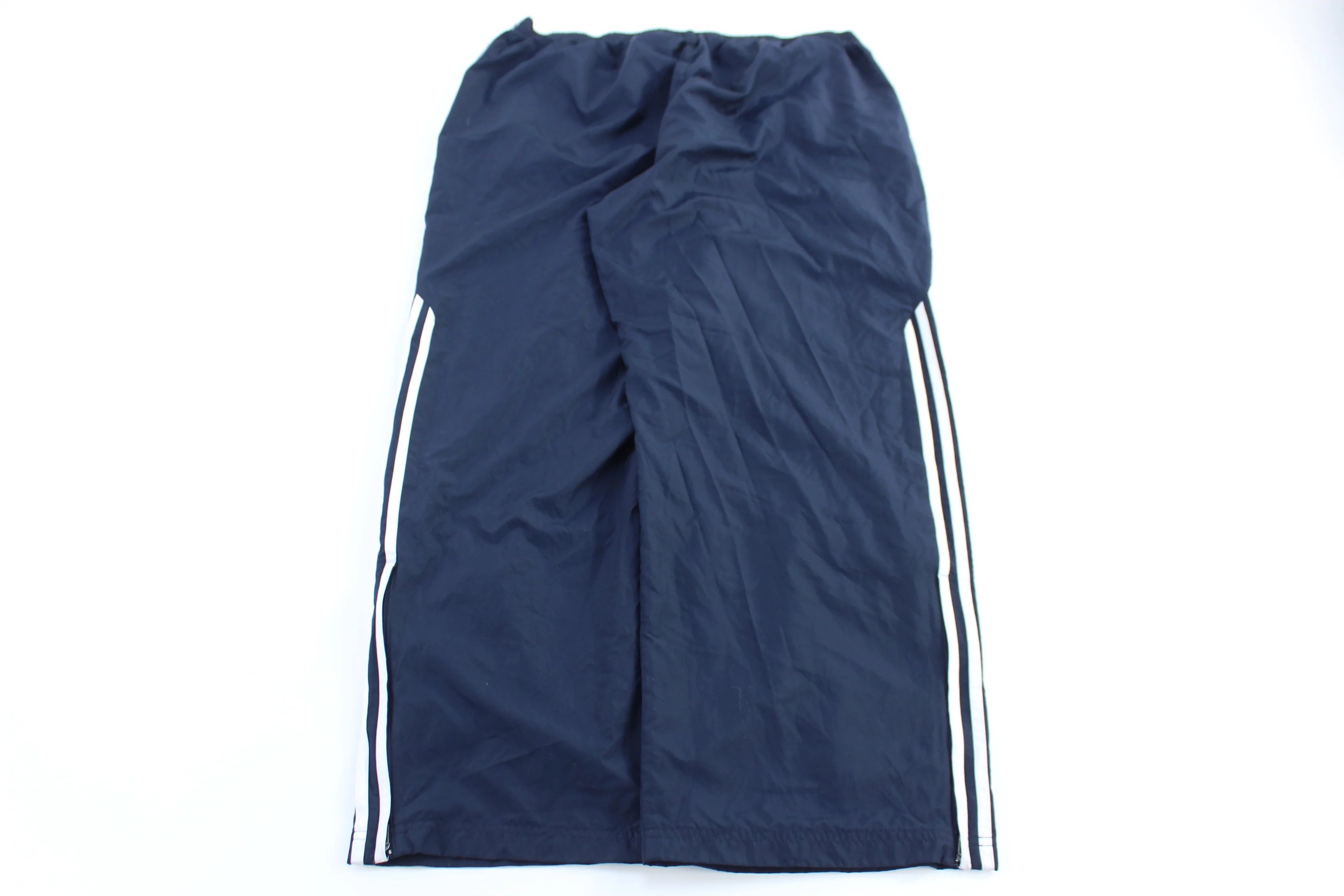 Adidas Embroidered Logo Blue & White Track Pants - Image 2
