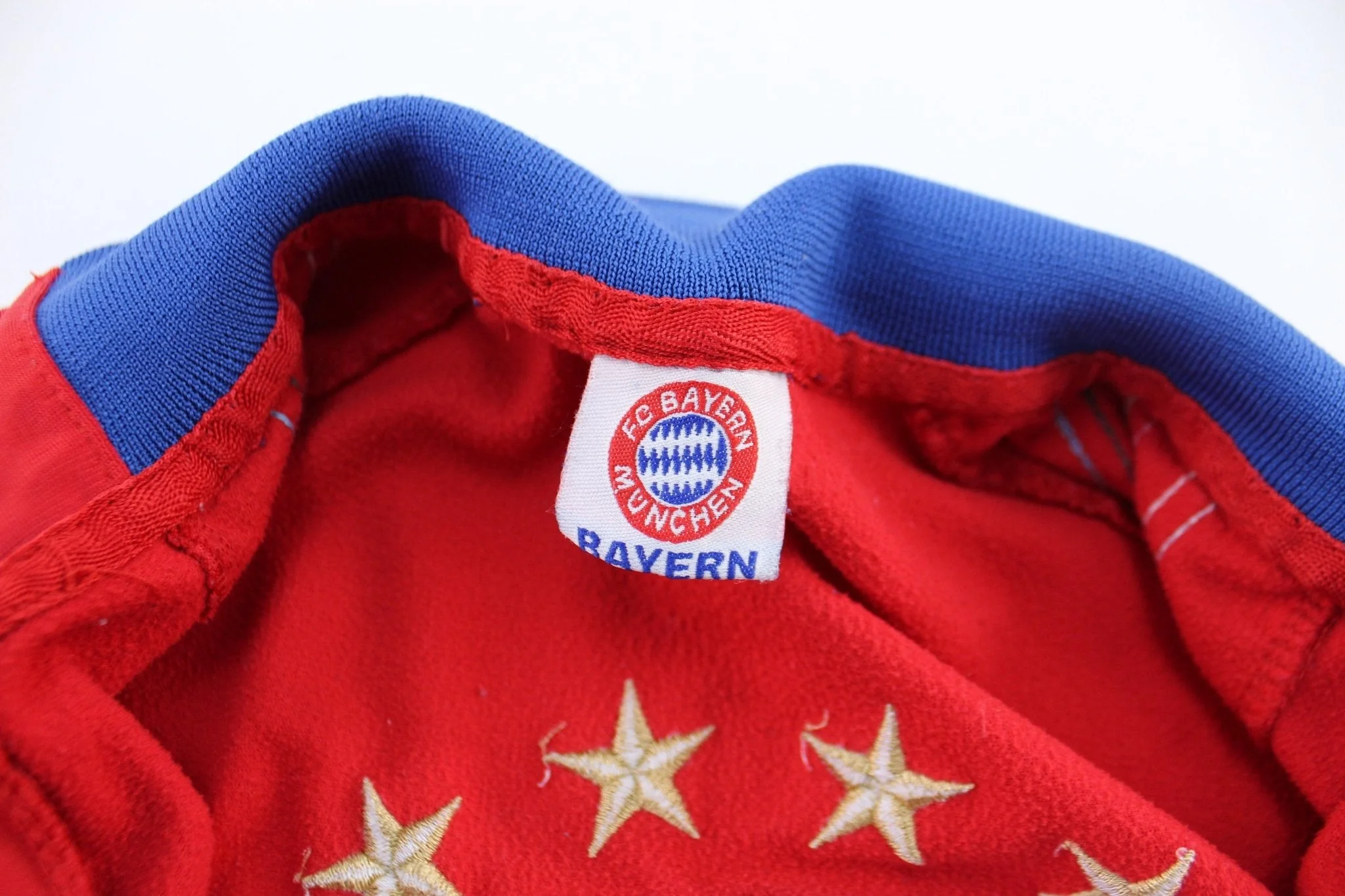 Adidas Embroidered Logo FC Bayern Munchen Striped Zip Up Jacket - Image 5