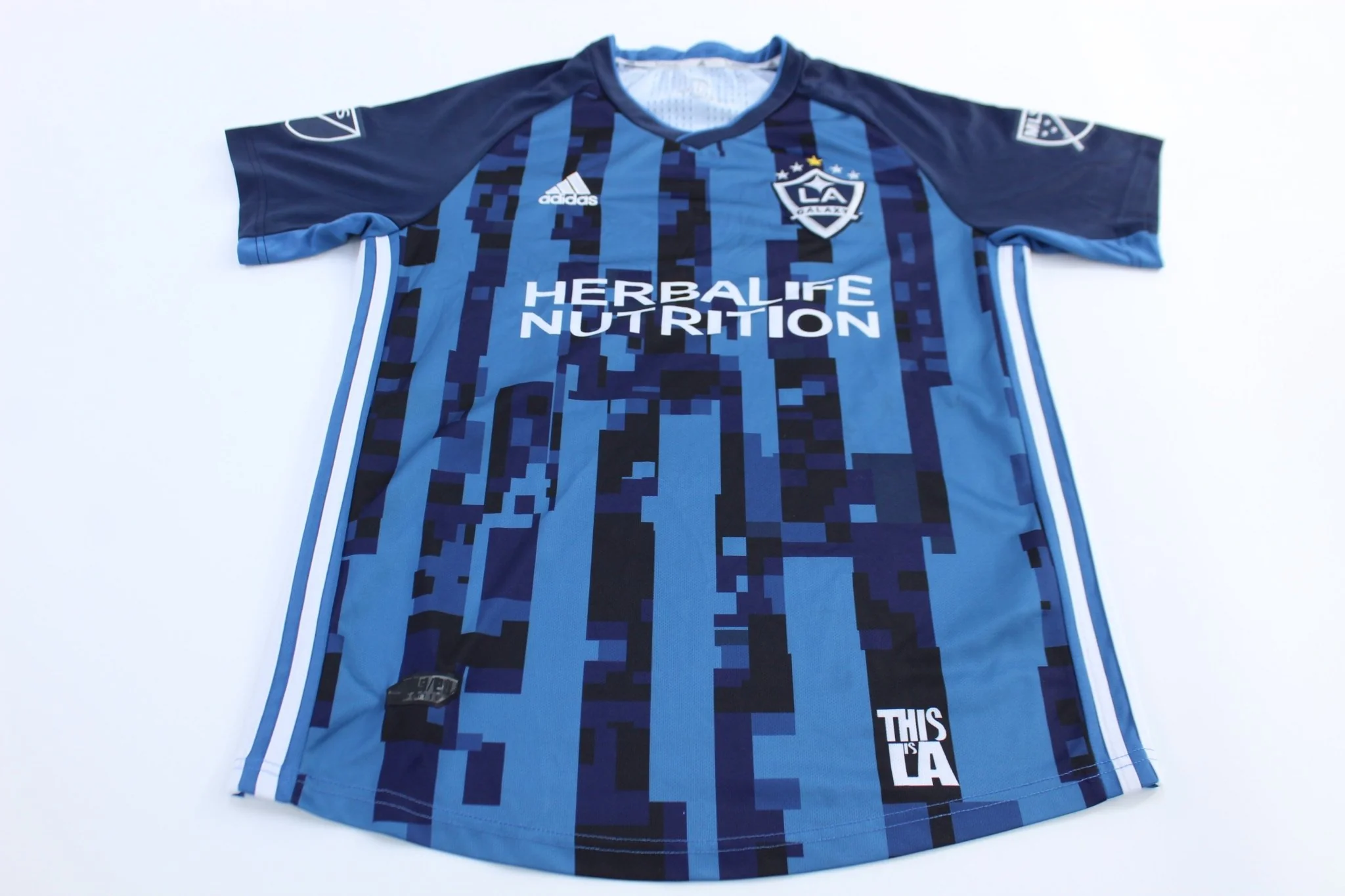 Adidas Embroidered Logo LA Galaxy #13 Cris Soccer Jersey
