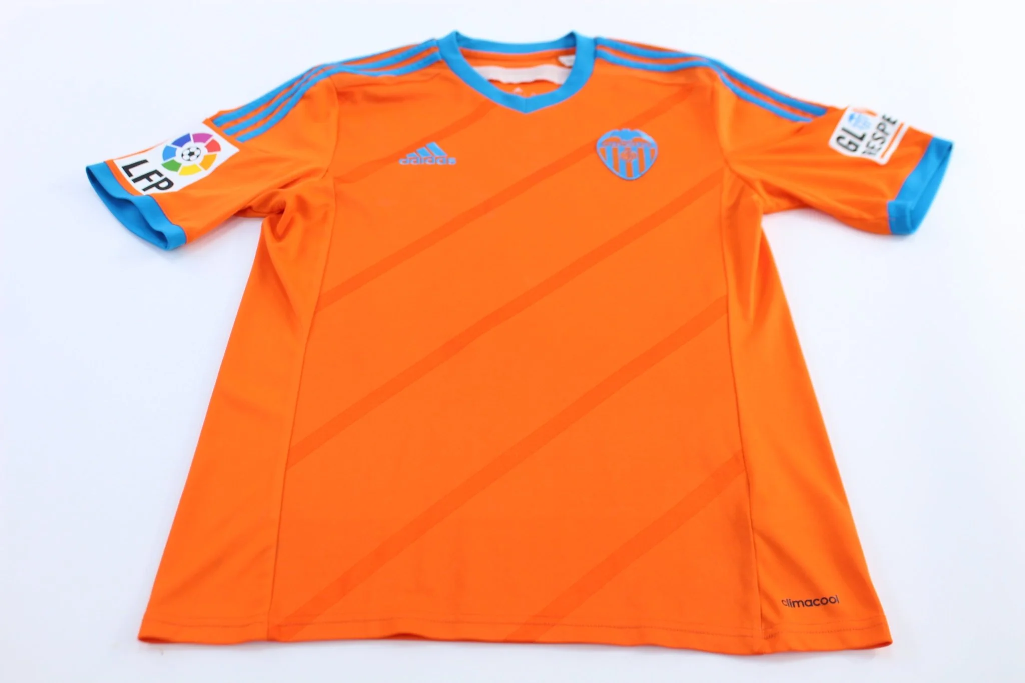 Adidas Embroidered Logo Valencia C.F. Francisco Paco Alcacer #9 Soccer Jersey