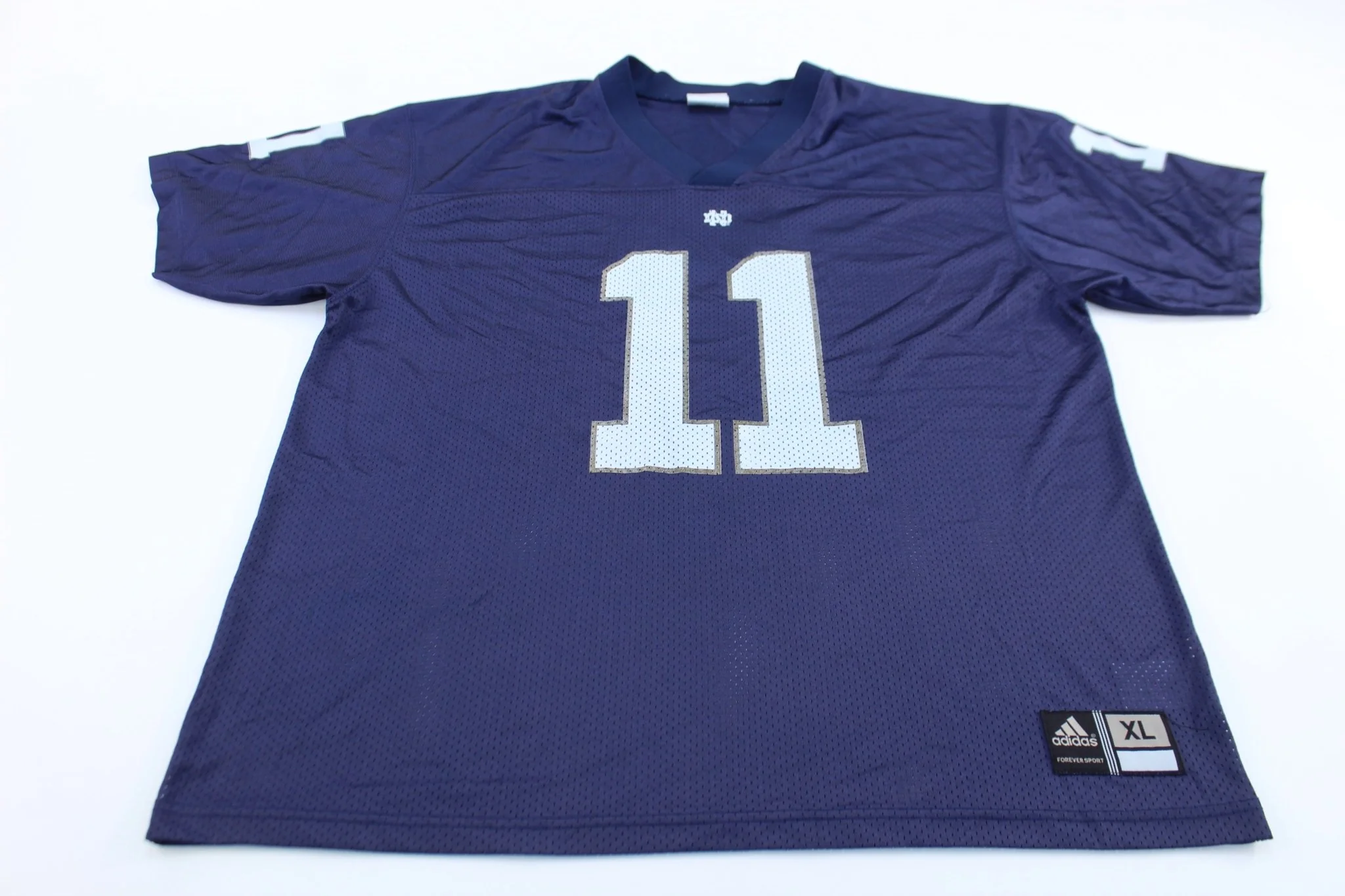 Adidas Logo University of Notre Dame #11 Football Jersey
