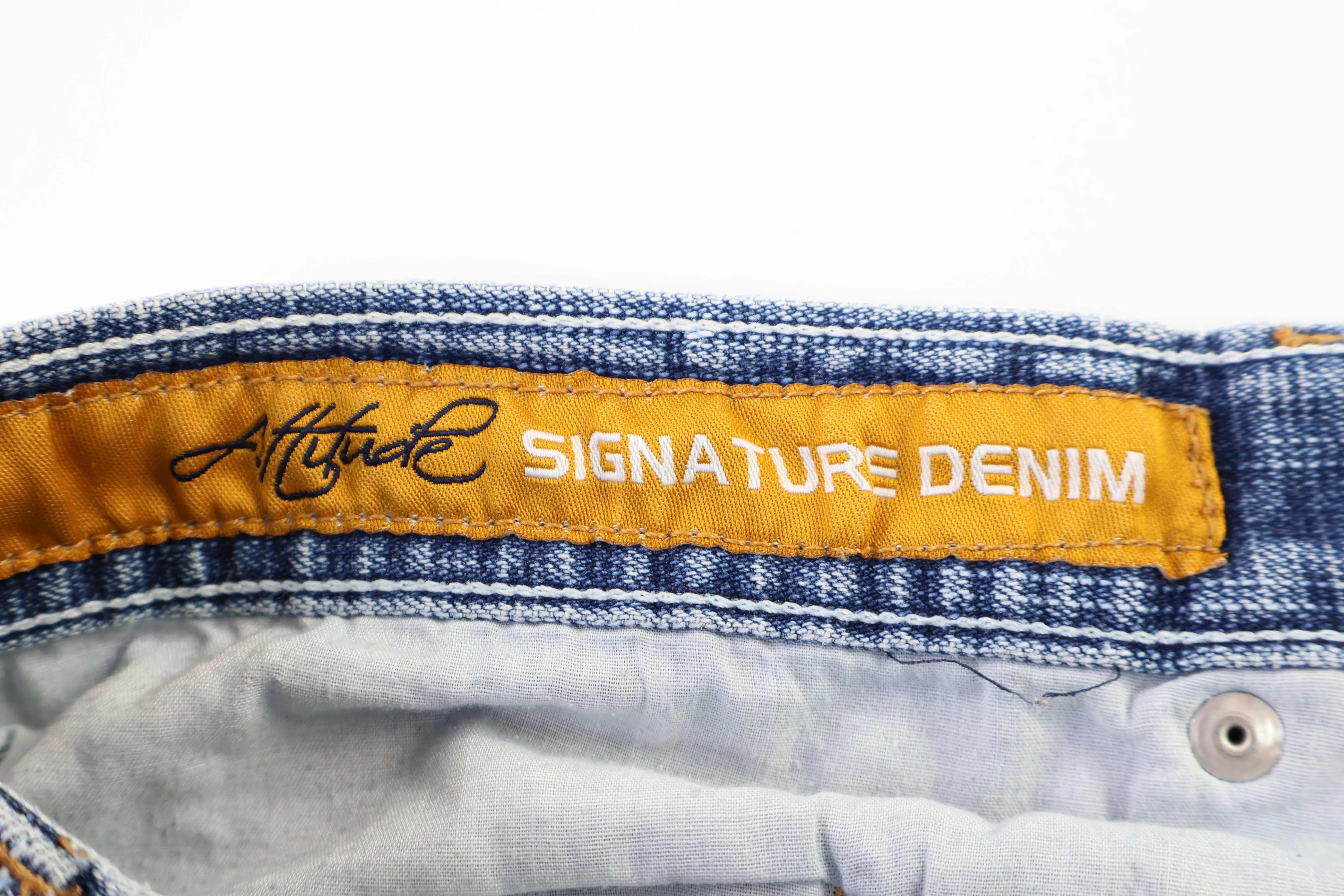 Attitude Light Wash Denim Jeans - Image 4