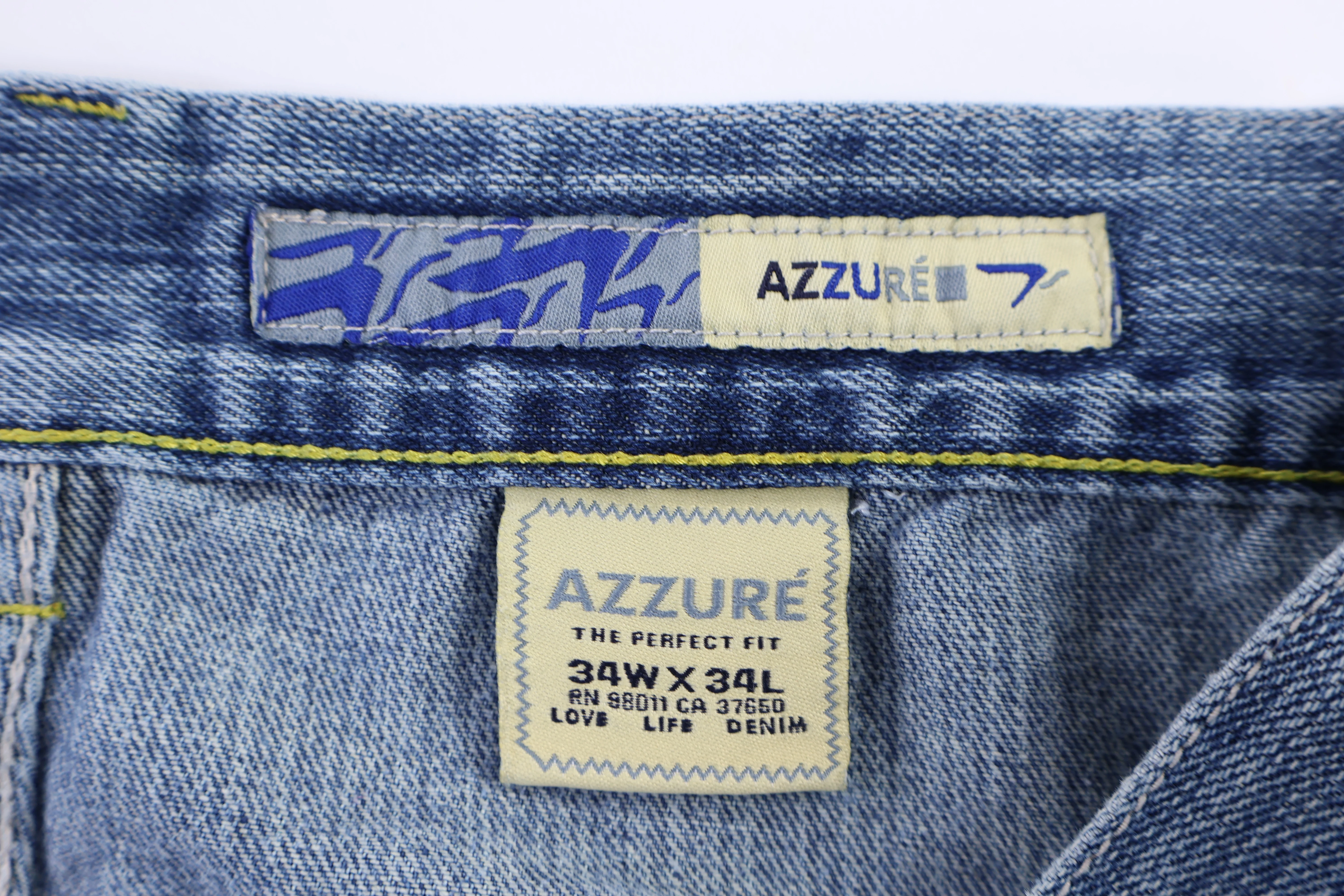 Azzure Medium Wash Denim Jeans - Image 4