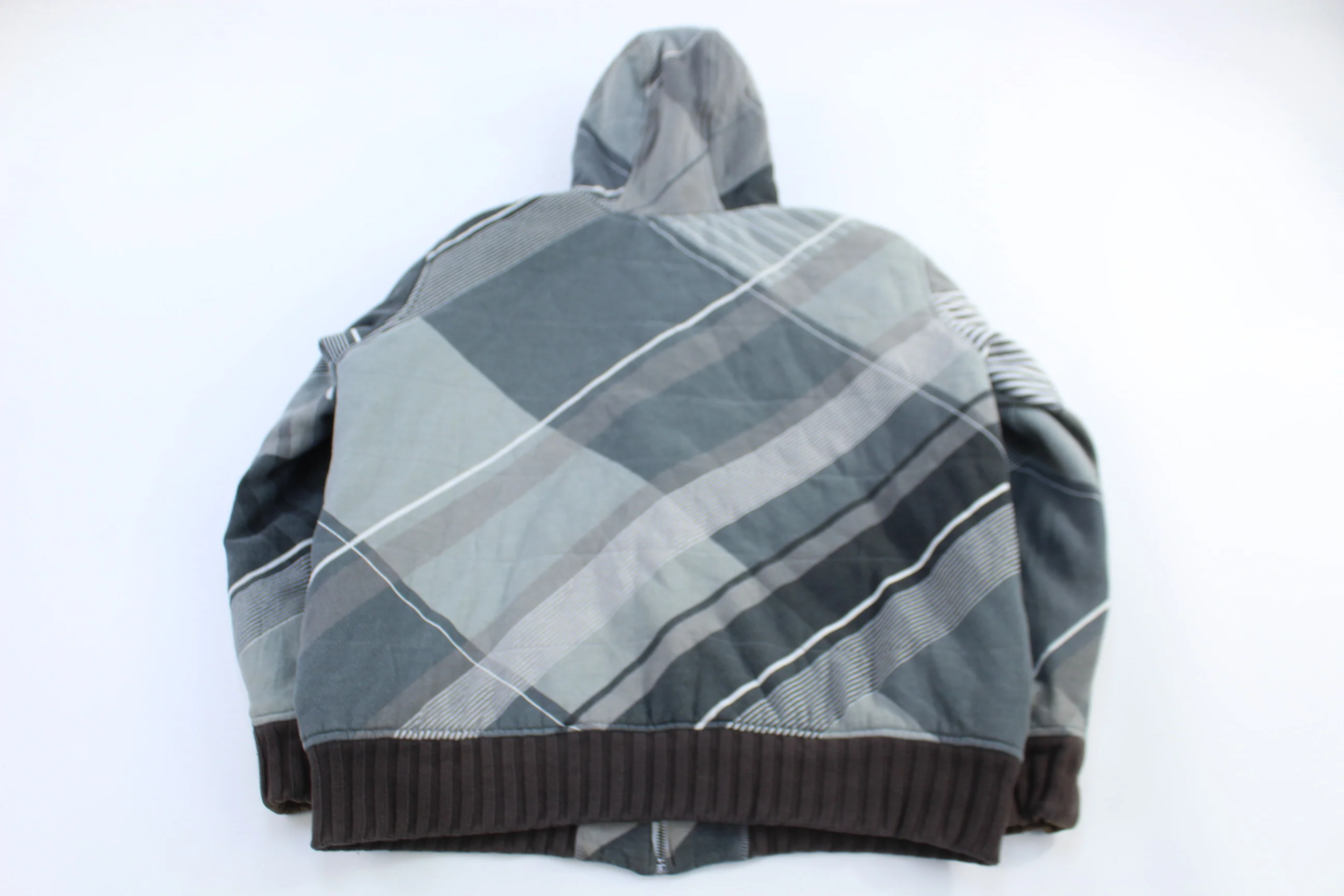 Billabong Geometric Pattern Grey Full Zip Jacket - Image 2