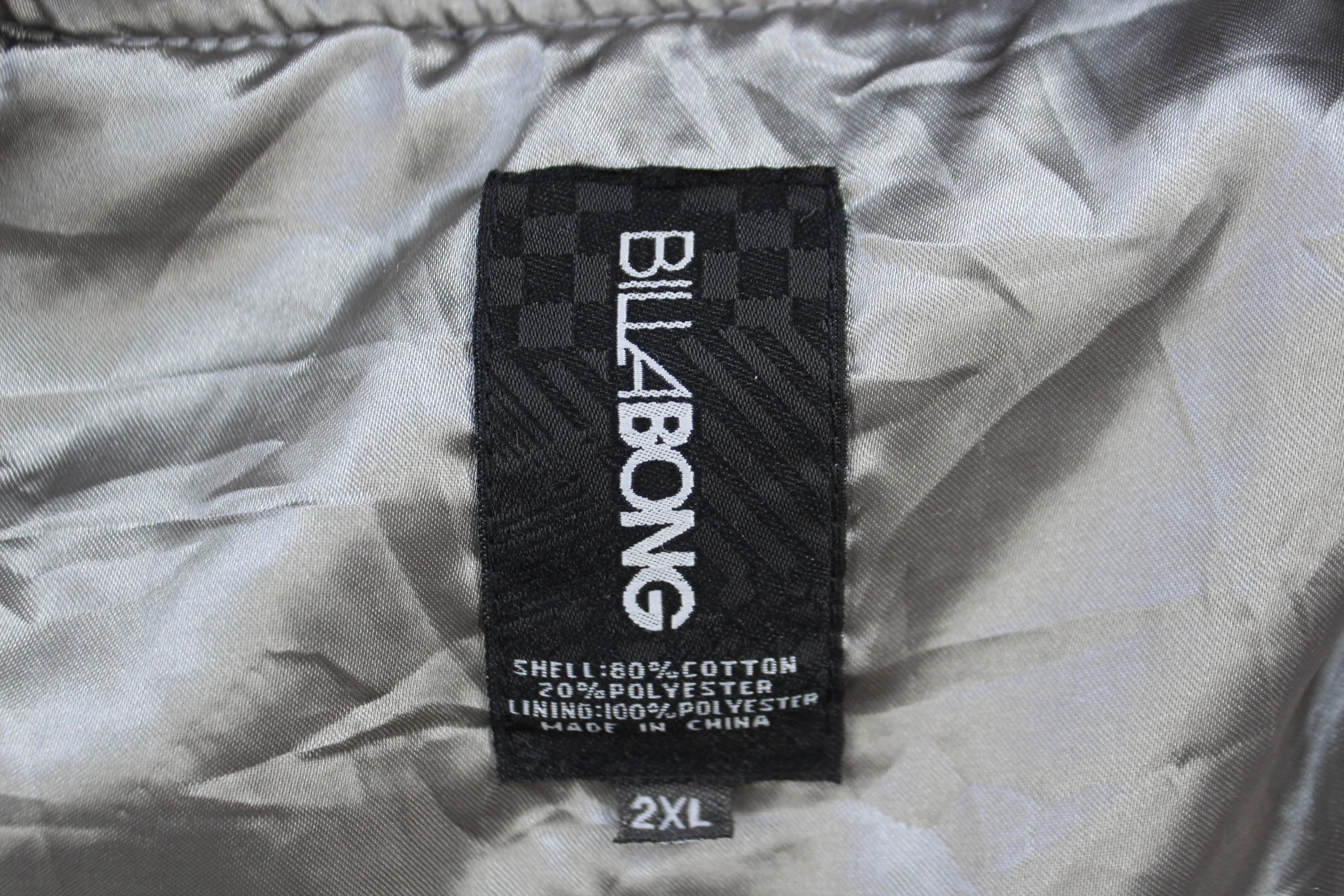 Billabong Geometric Pattern Grey Full Zip Jacket - Image 4