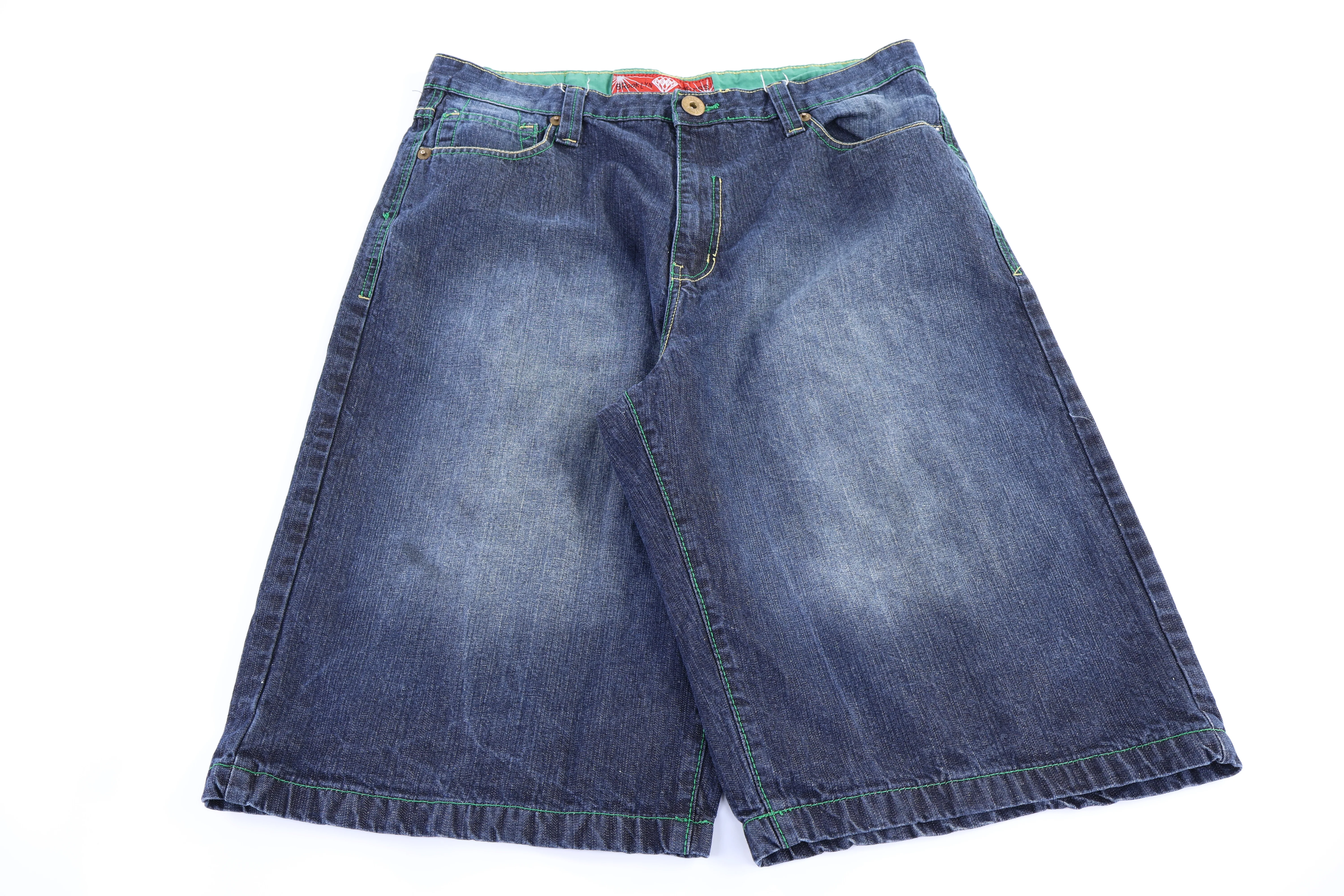 Brooklyn Xpress Dark Wash Denim Shorts