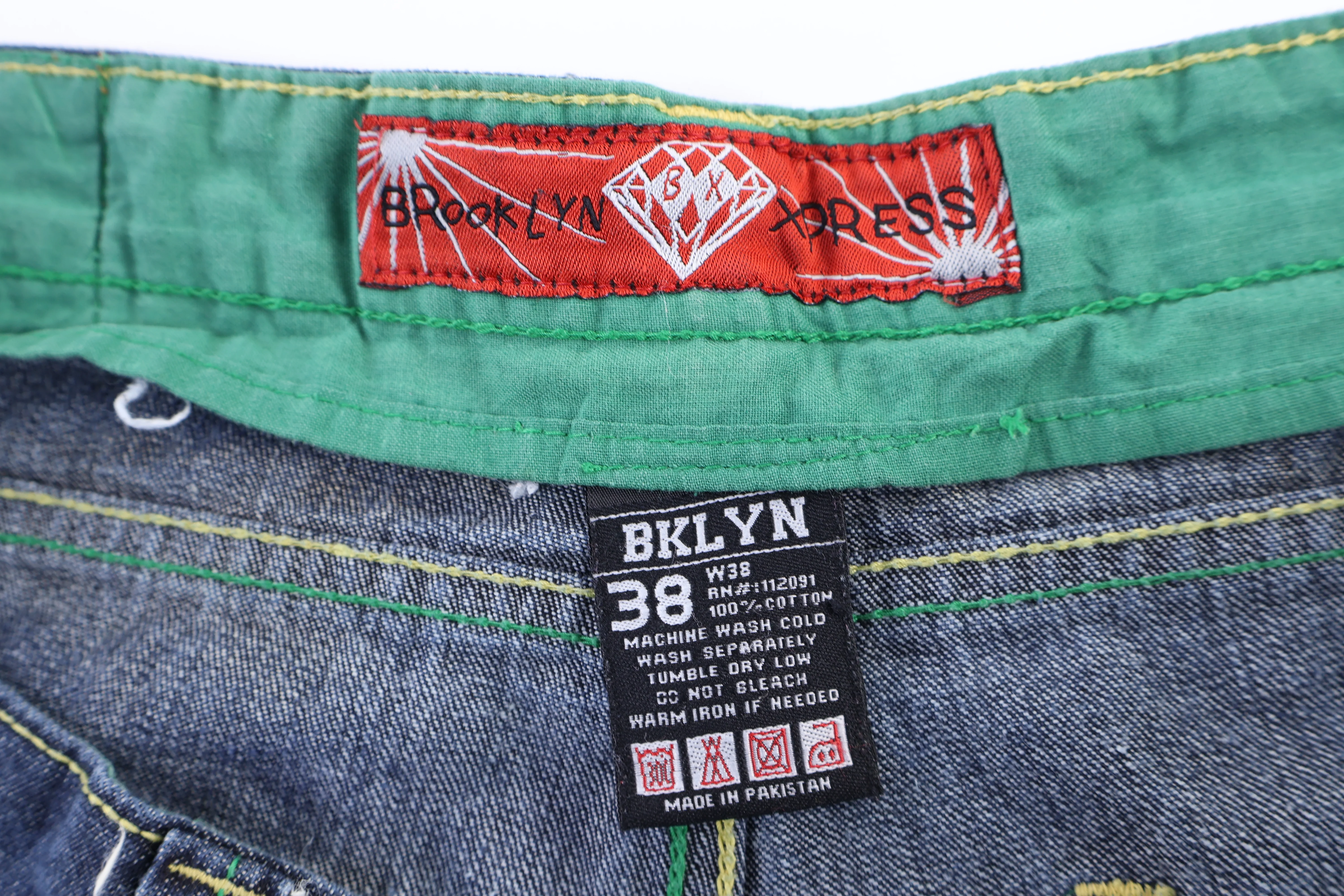 Brooklyn Xpress Dark Wash Denim Shorts - Image 4