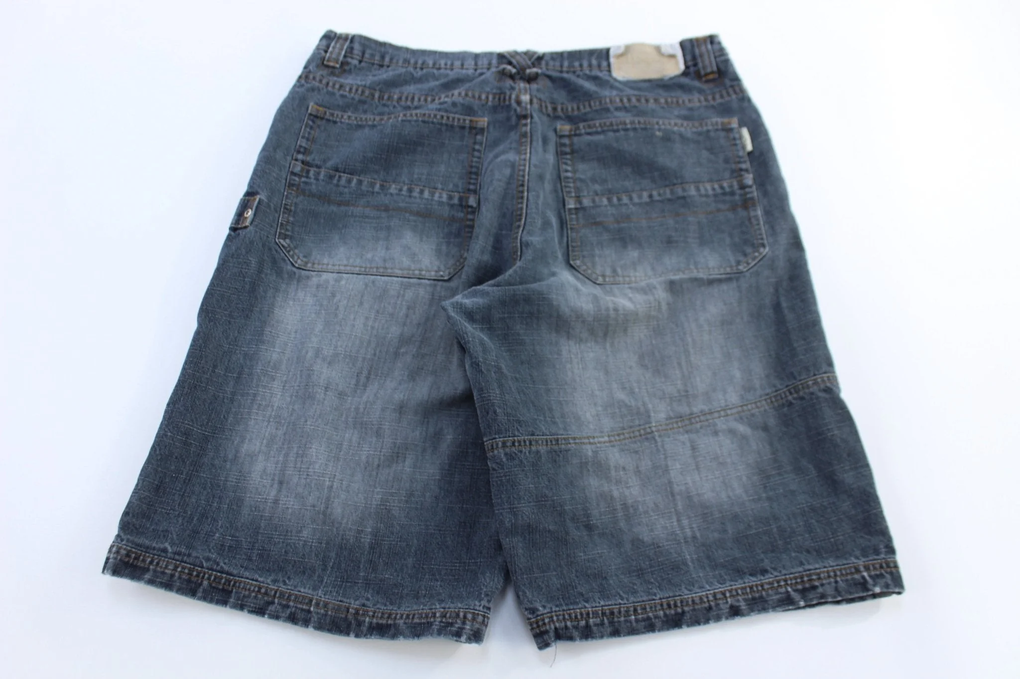 Brooklyn Xpress Dark Wash Denim Shorts - Image 2