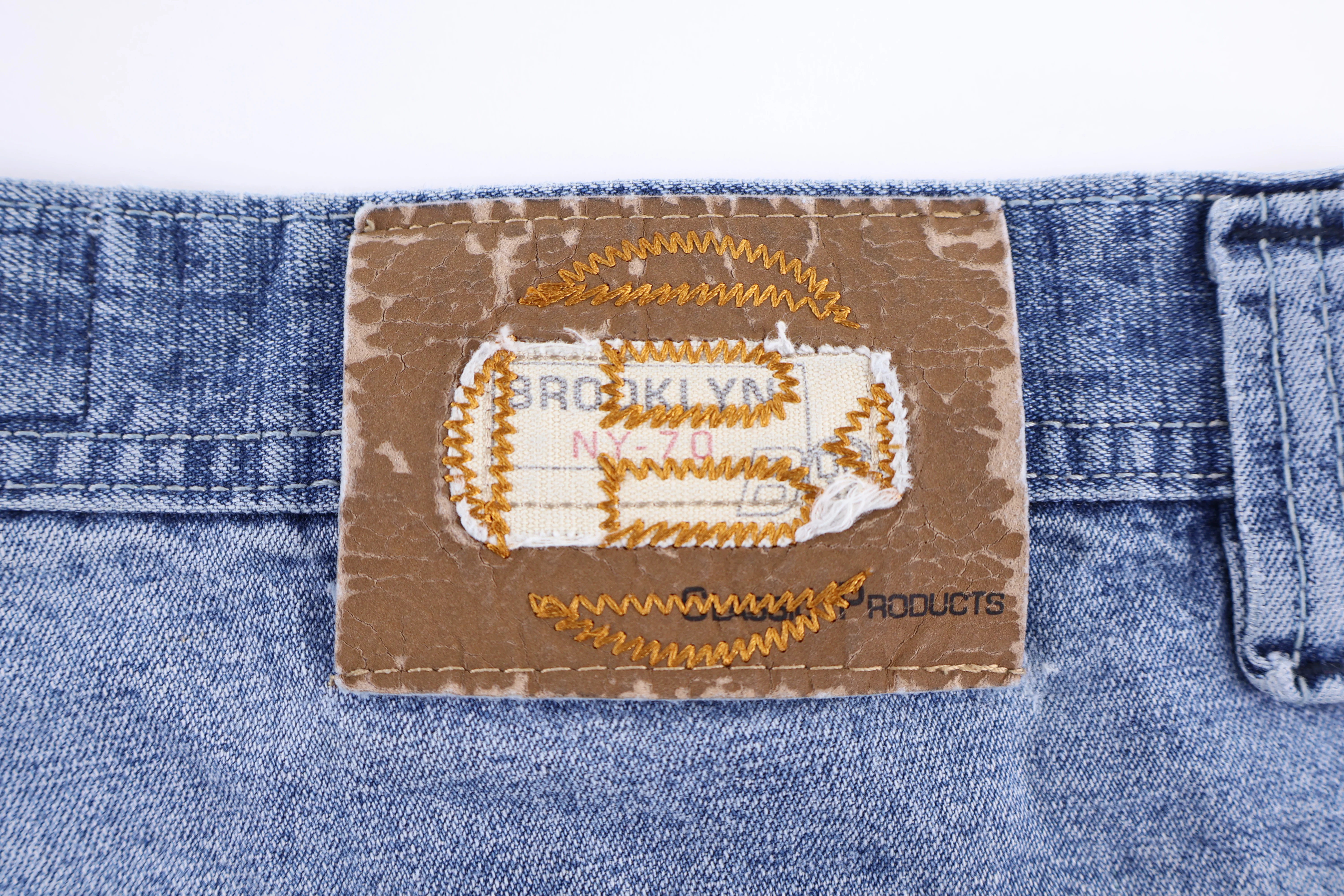 Brooklyn Xpress Light Wash Denim Jeans - Image 3