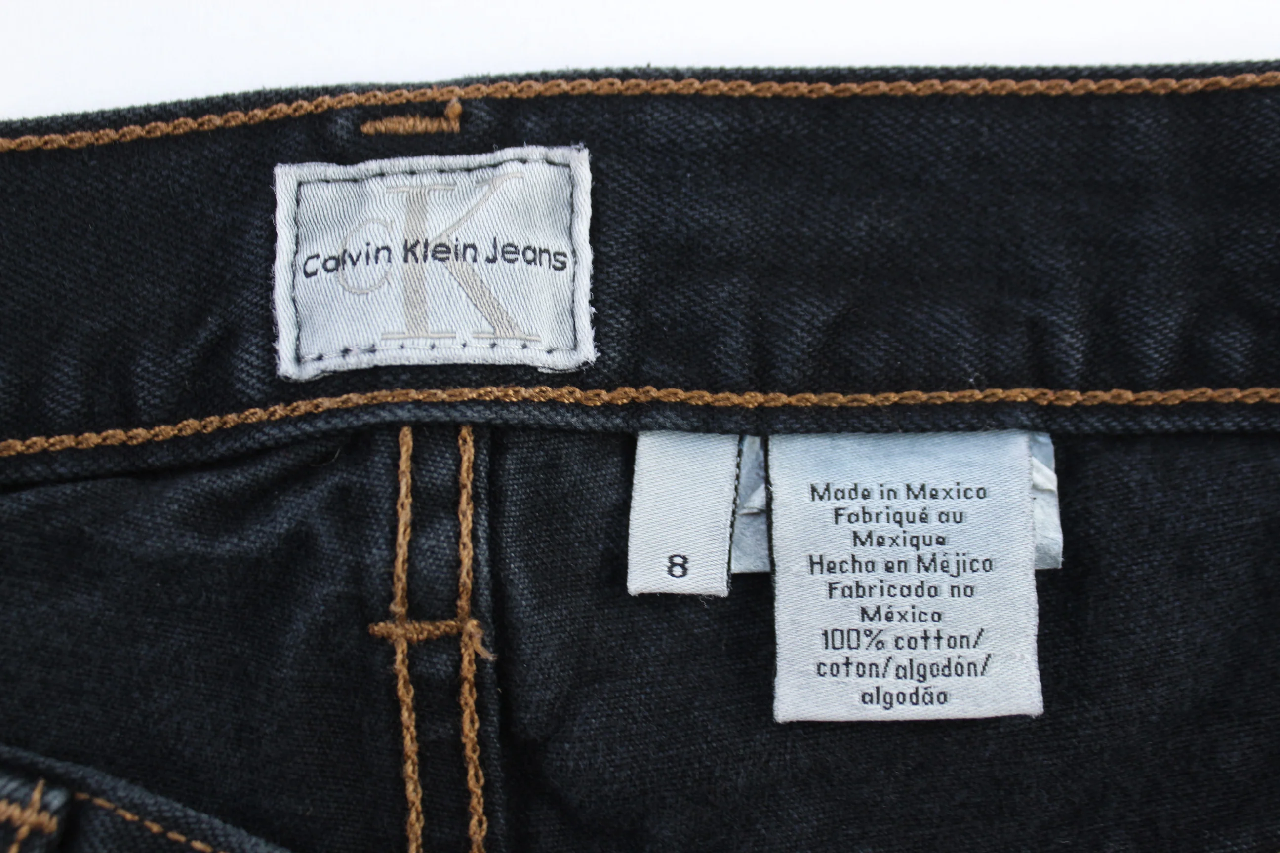 Calvin Klein Dark Wash Denim Jeans - Image 4