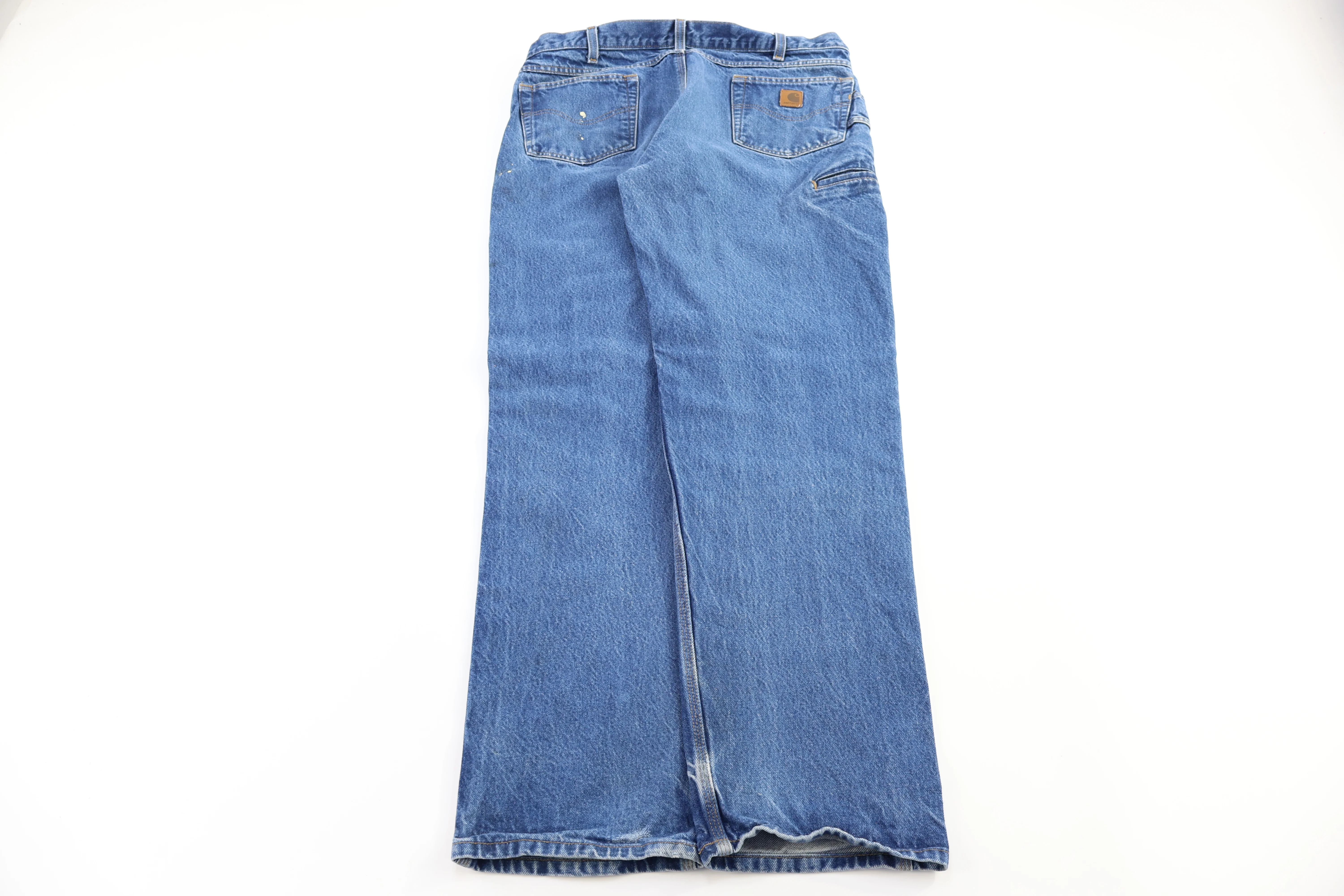 Carhart Logo Patch Dark Wash Denim Jeans - Image 2