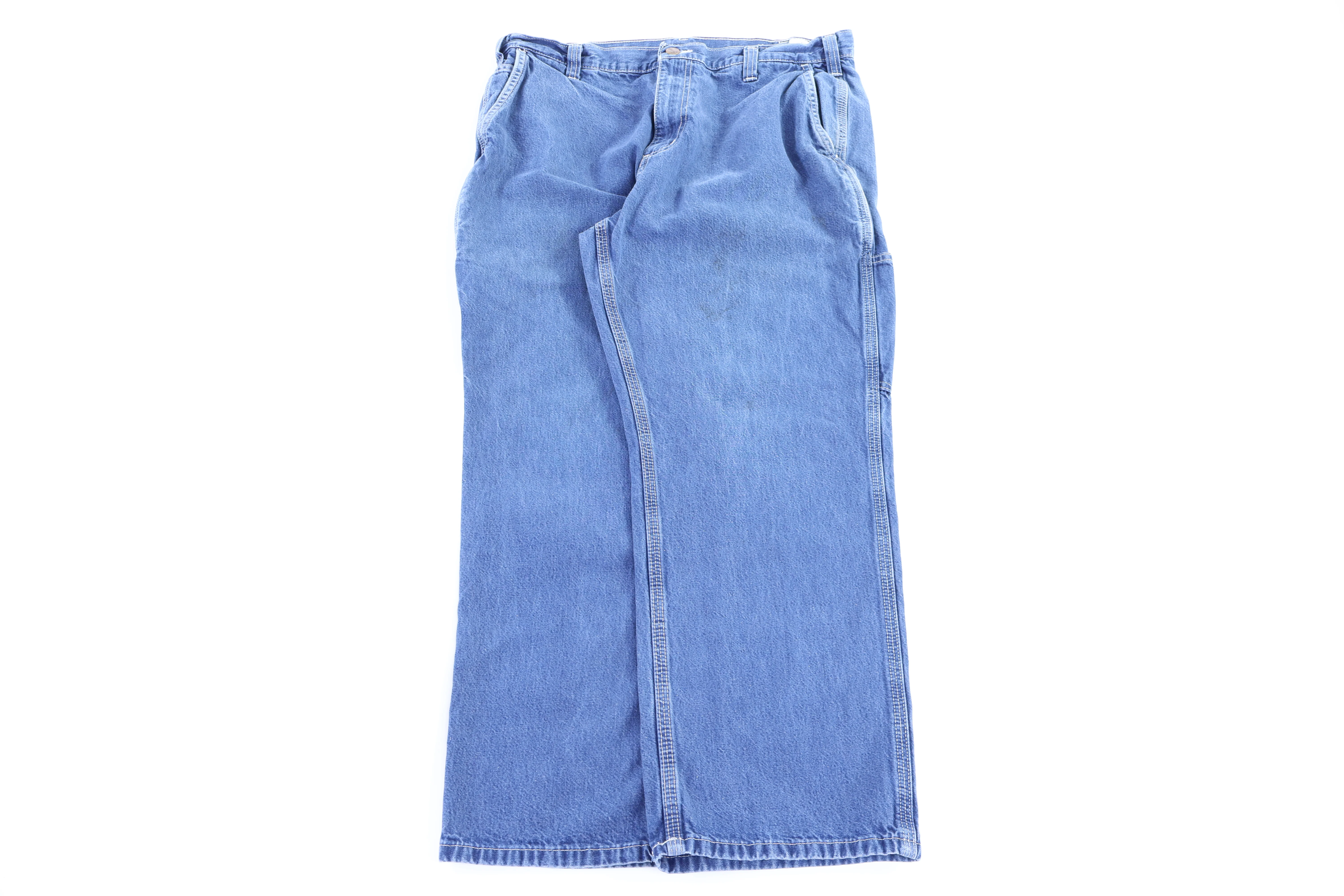 Carhartt Logo Patch Medium Wash Denim Jeans
