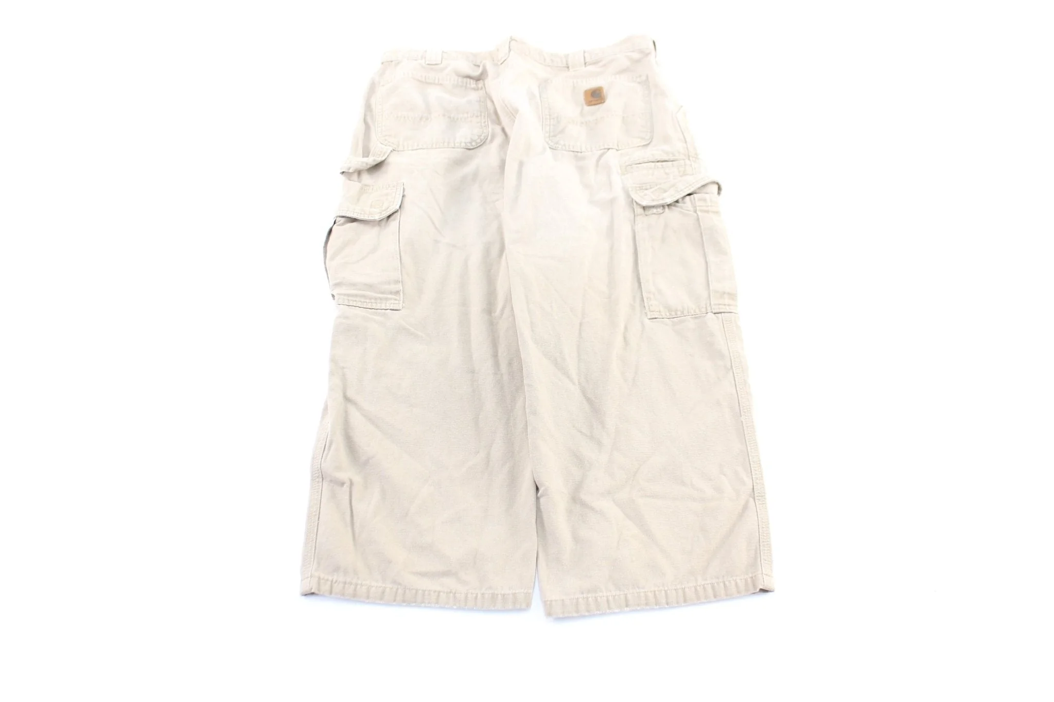 Carhartt Logo Patch Beige Carpenter Pants - Image 2