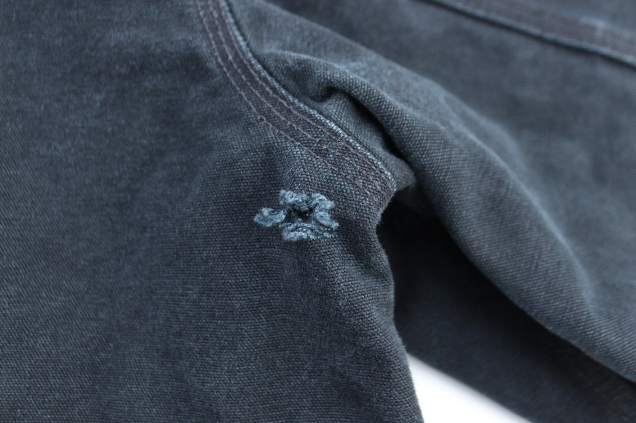 Carhartt Logo Patch Black Full Zip Hooded Jacket - Image 5