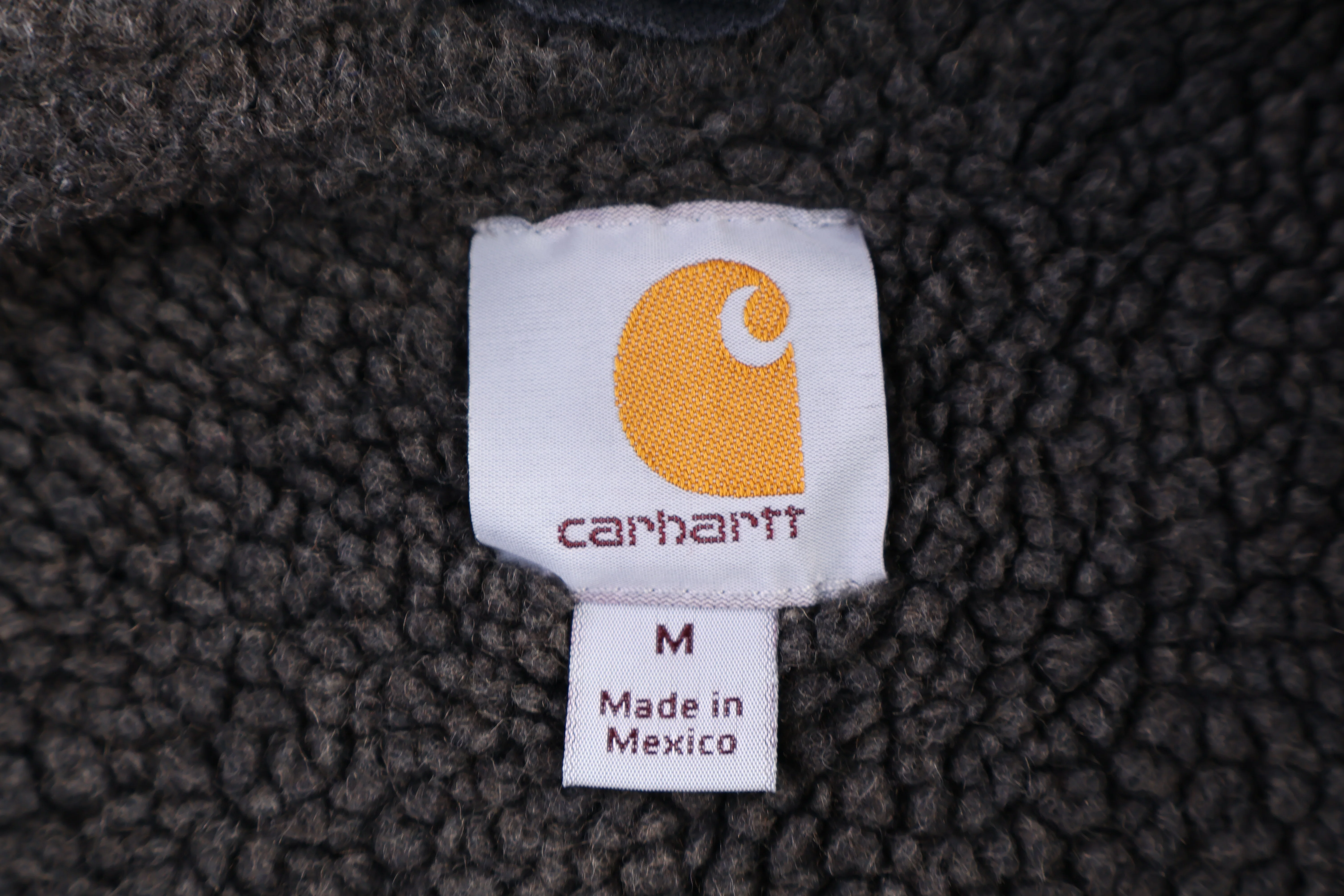 Carhartt Logo Patch Black Full Zip Jacket - Image 4