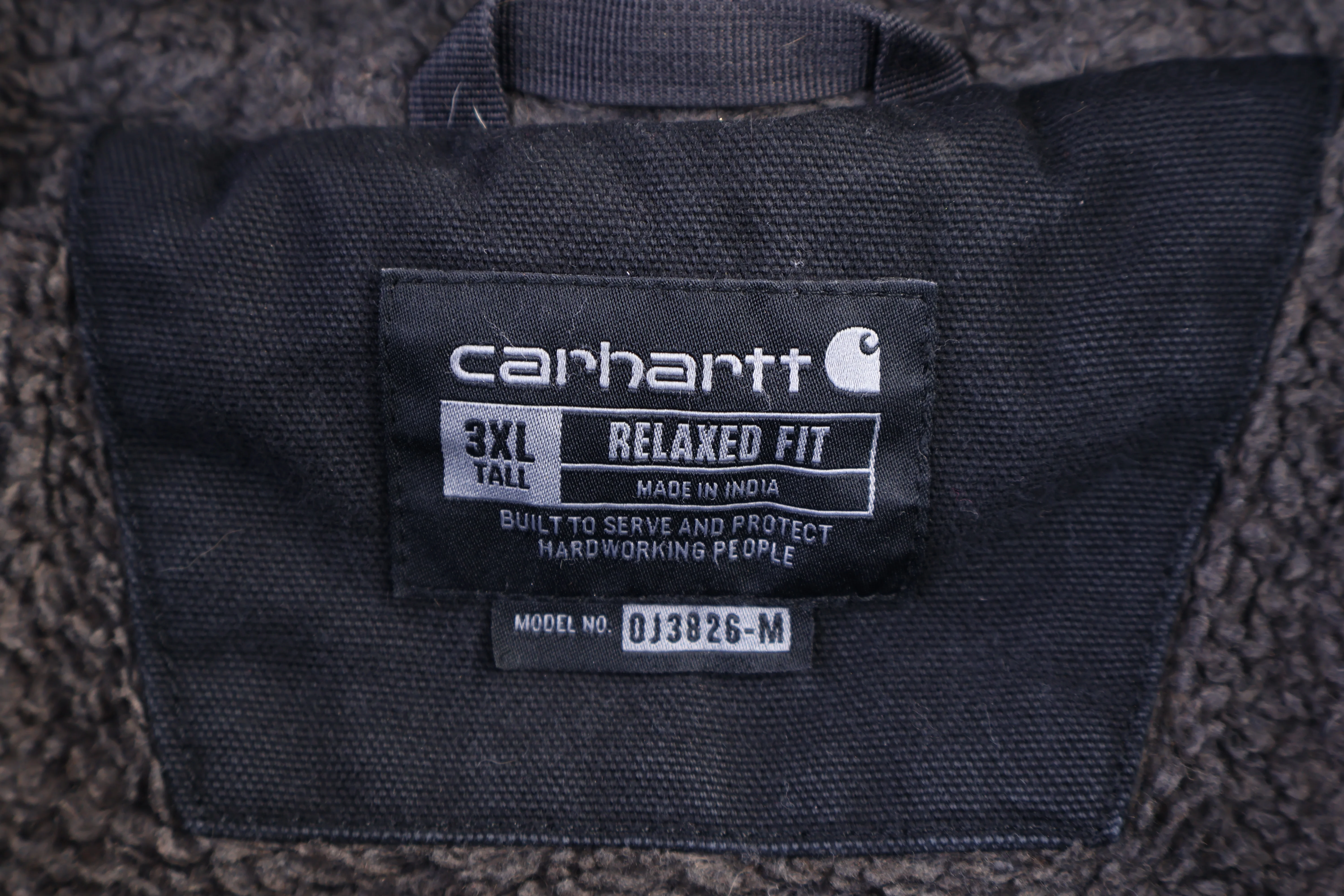 Carhartt Logo Patch Black Full Zip Jacket - Image 3
