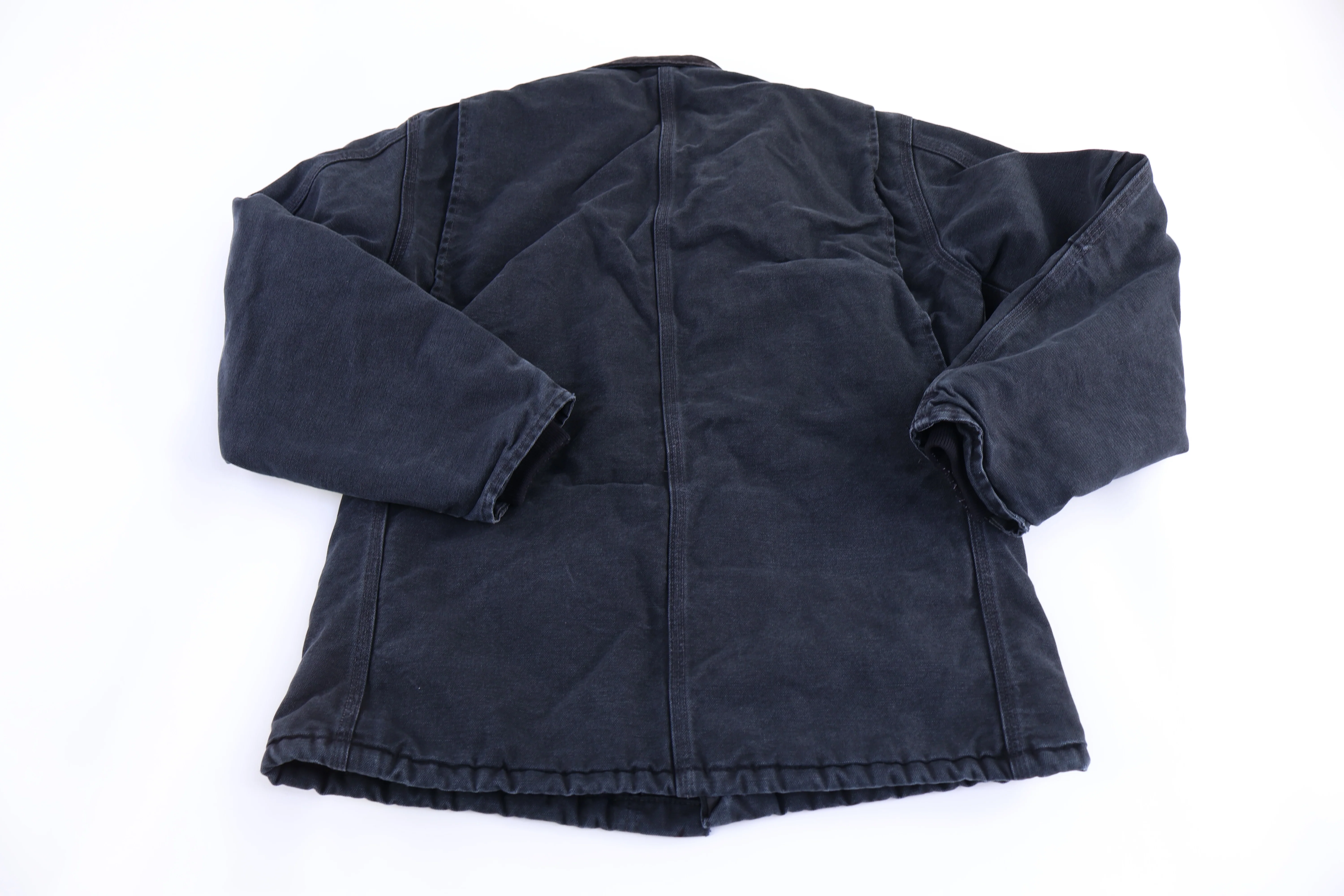 Carhartt Logo Patch Black Full Zip Jacket - Image 2