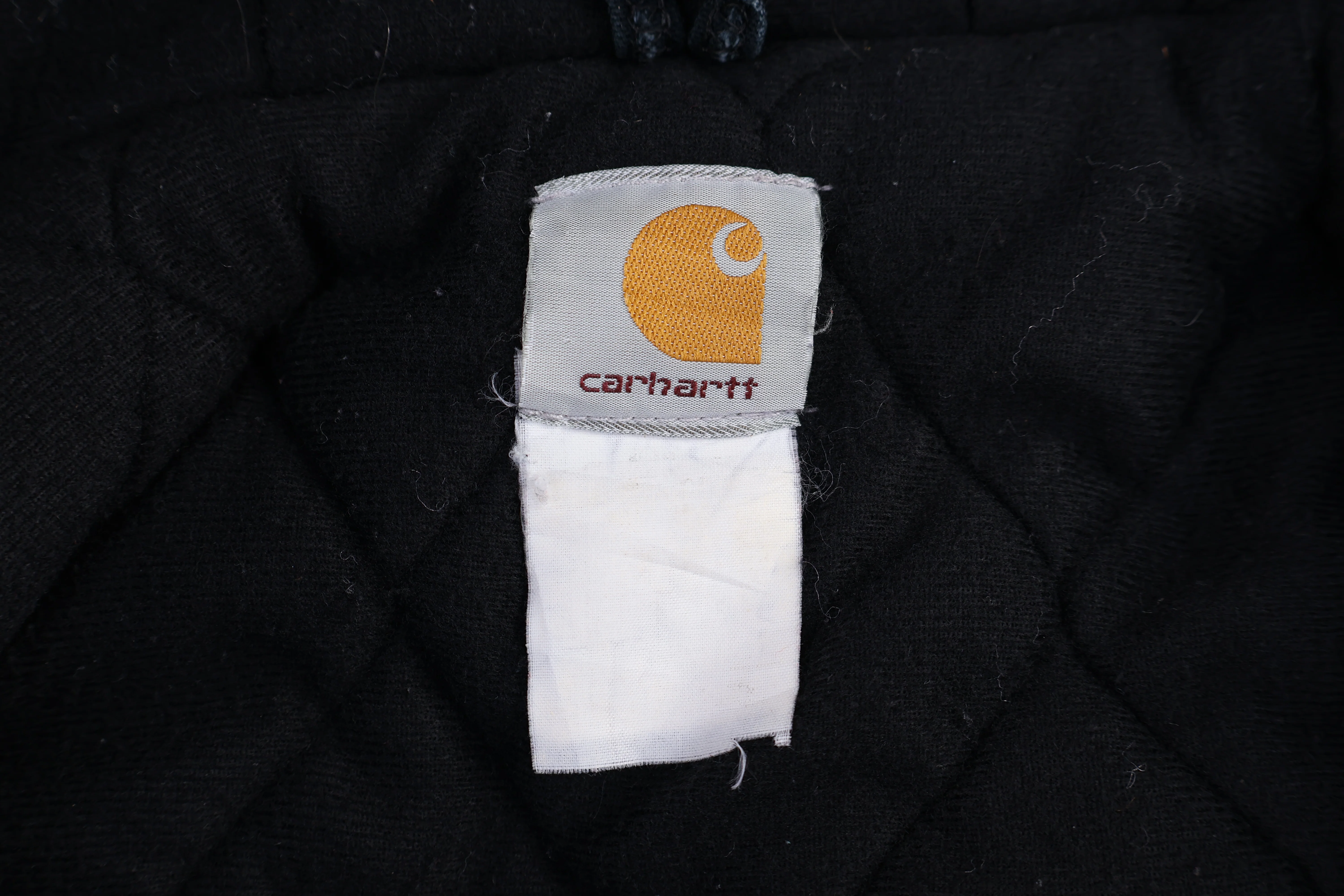 Carhartt Logo Patch Black Full Zip Jacket - Image 4