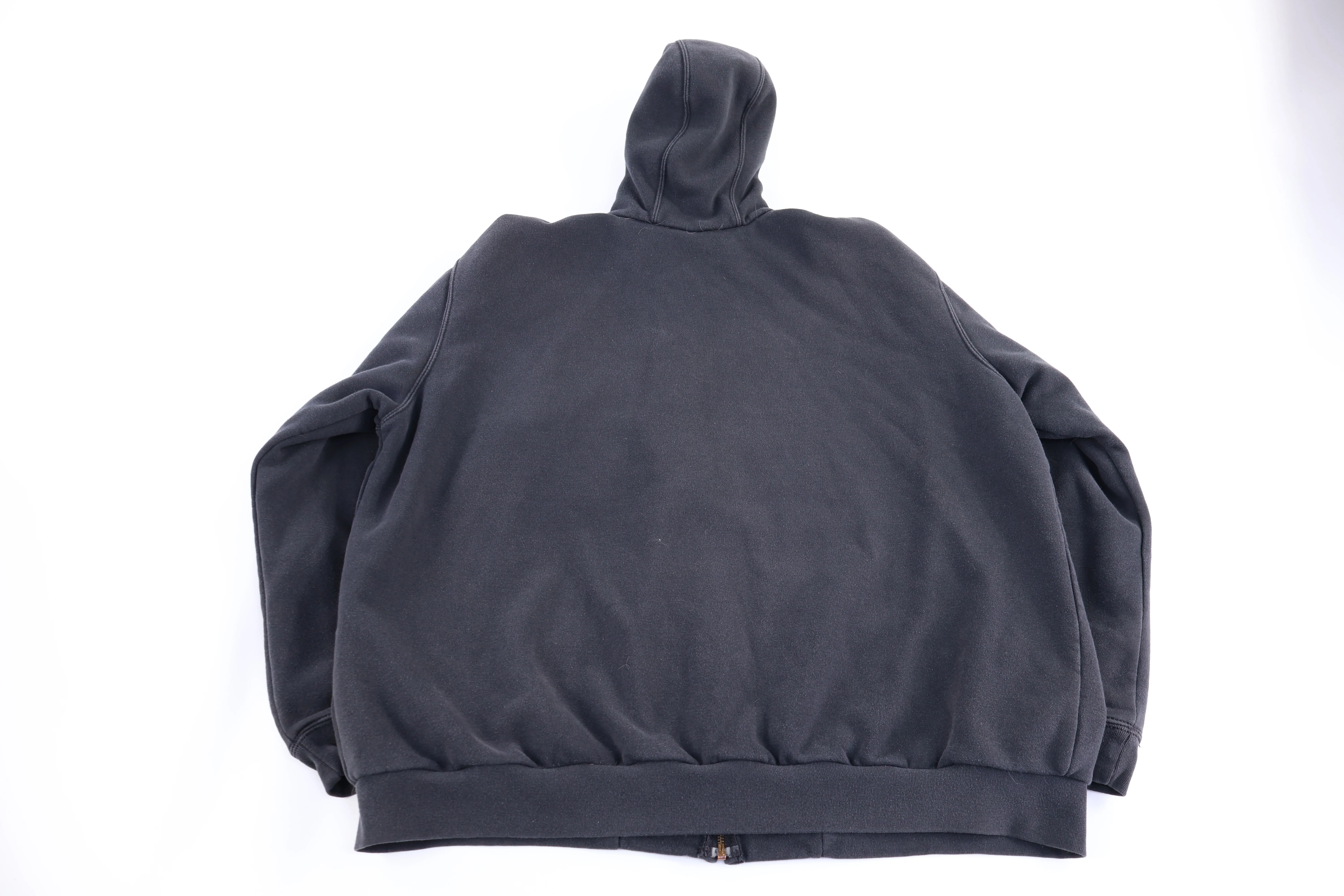 Carhartt Logo Patch Black Full Zip Jacket - Image 2