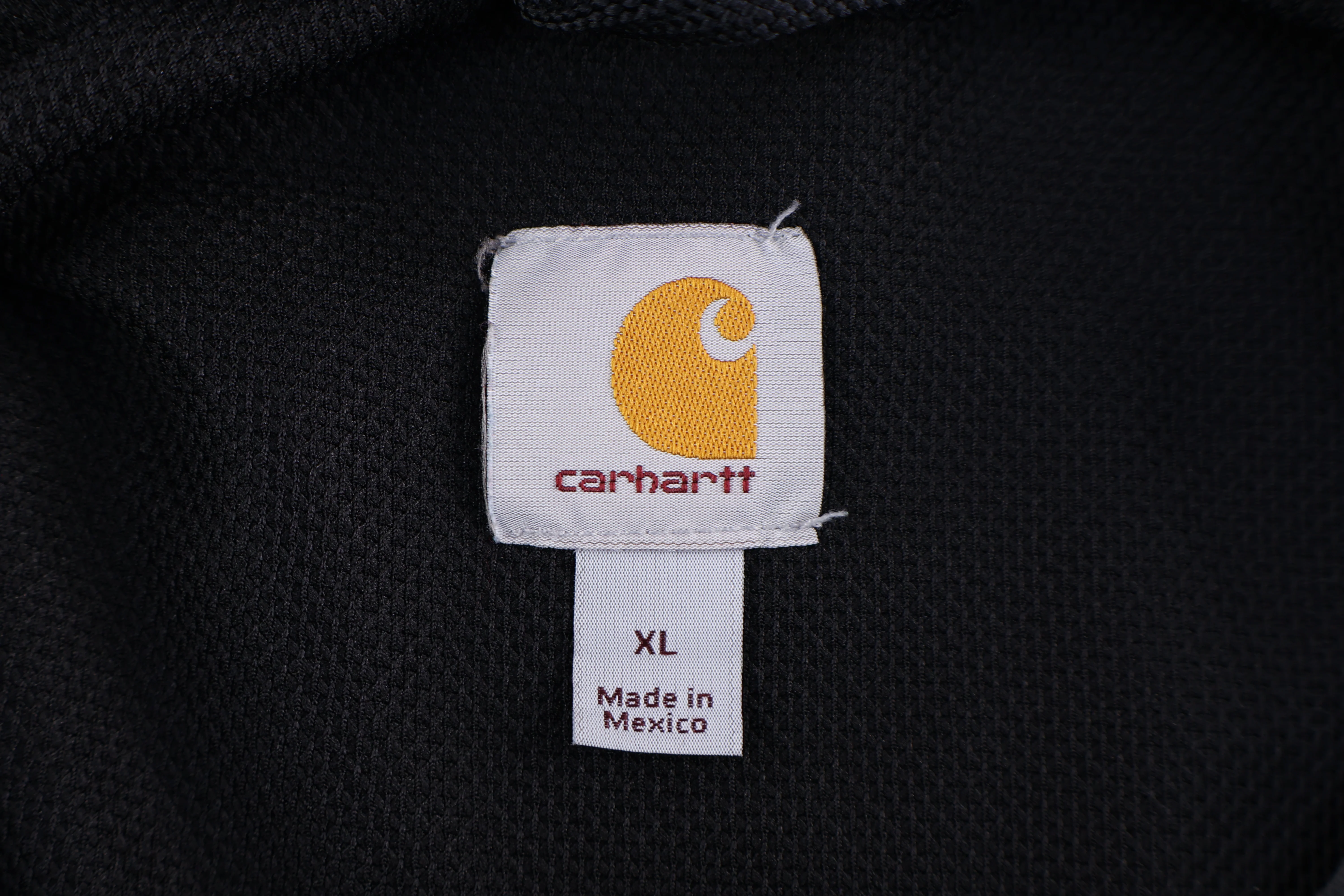Carhartt Logo Patch Black Full Zip Jacket - Image 3