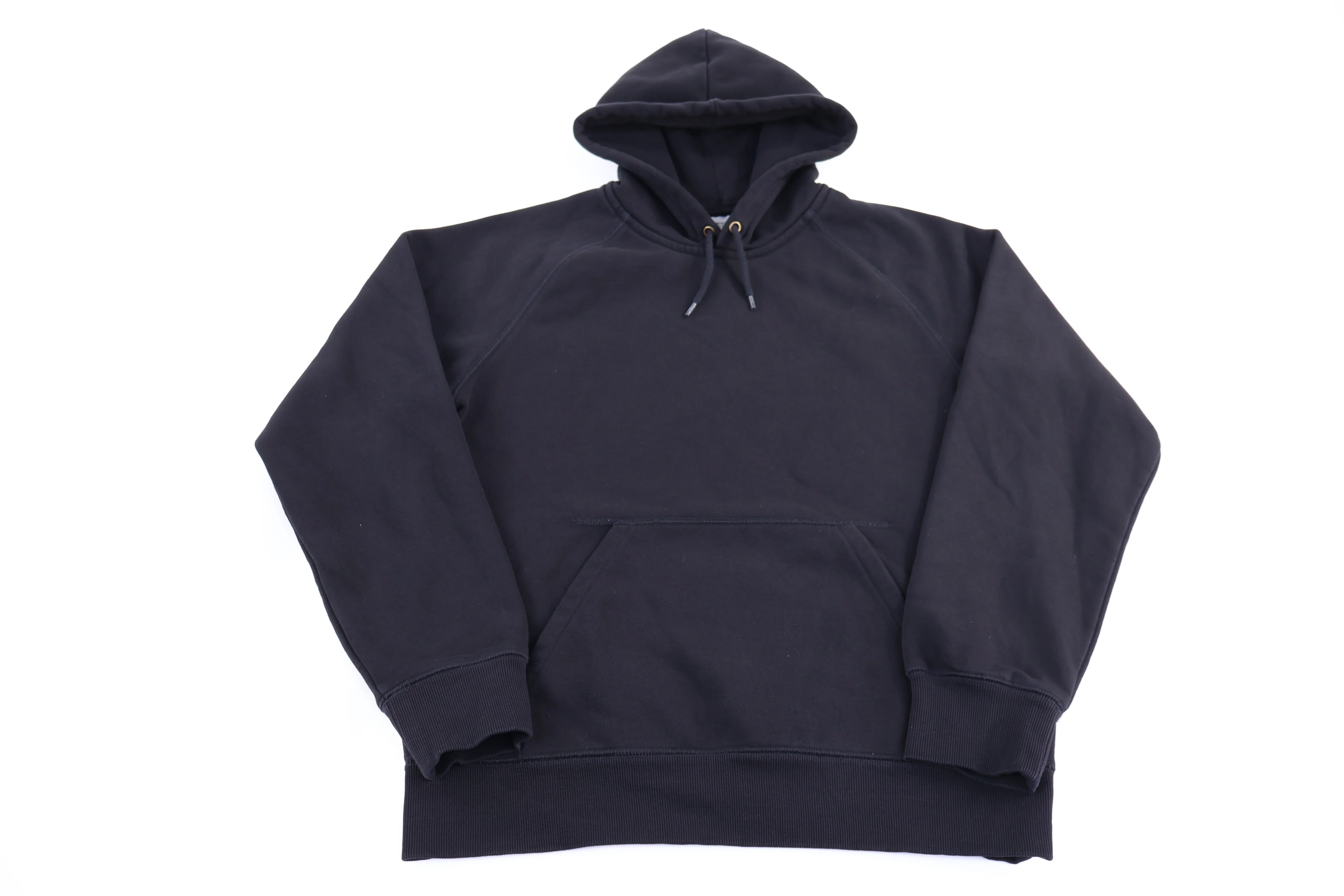 Carhartt WIP Logo Patch Black Pullover Hoodie