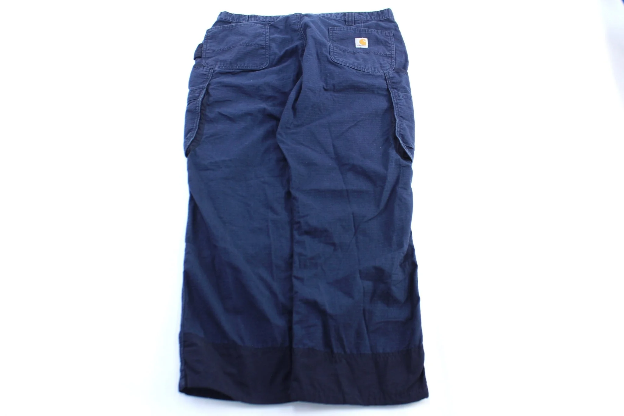 Carhartt Logo Patch Blue Cargo Pants