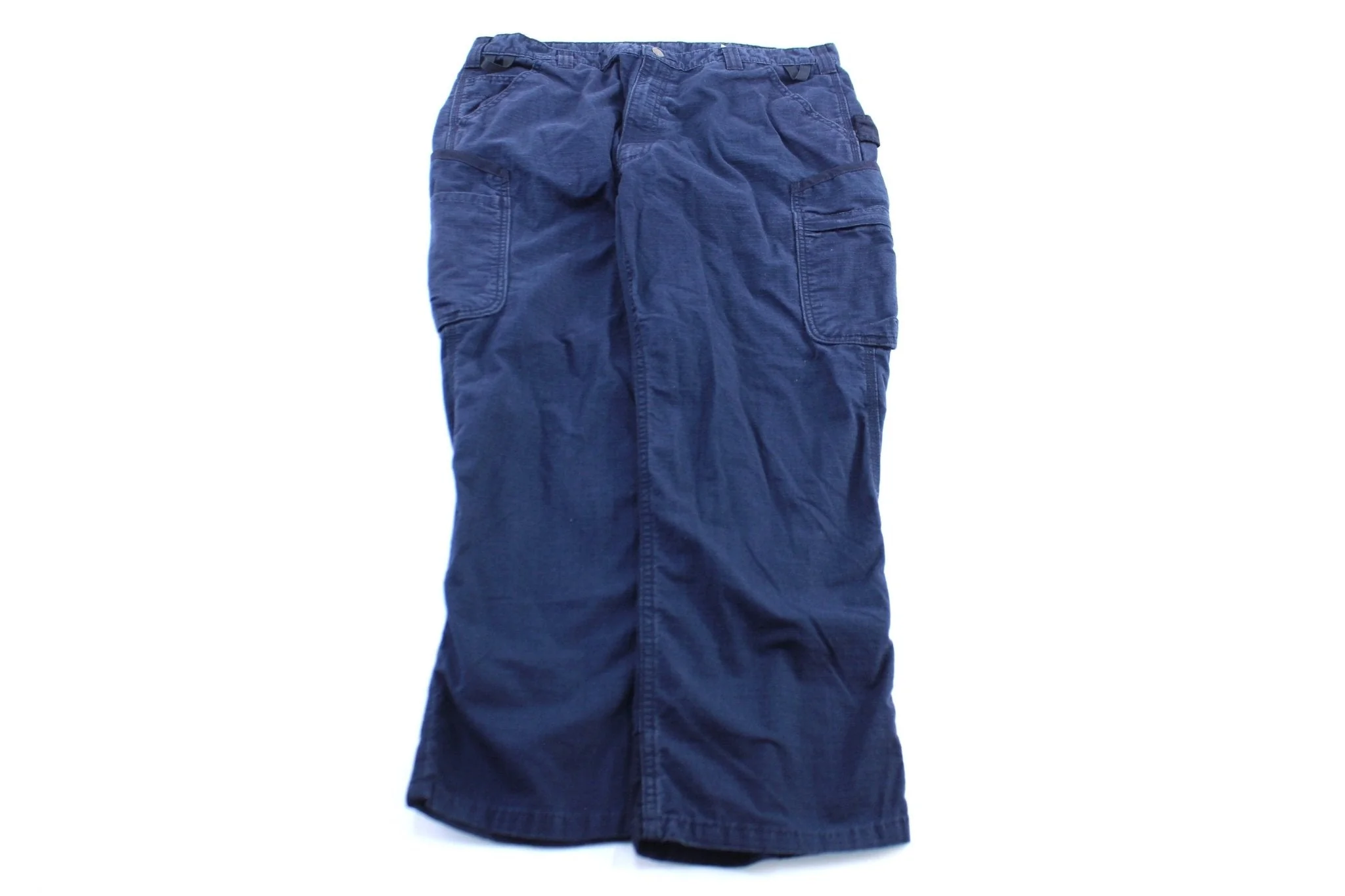 Carhartt Logo Patch Blue Cargo Pants - Image 2