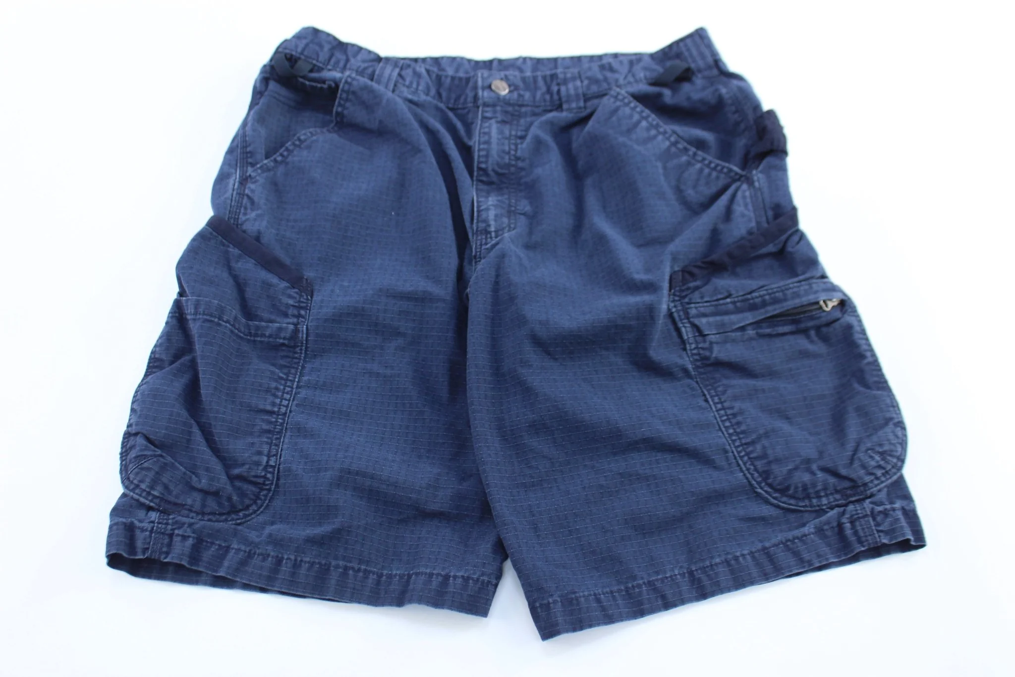 Carhartt Logo Patch Blue Cargo Shorts