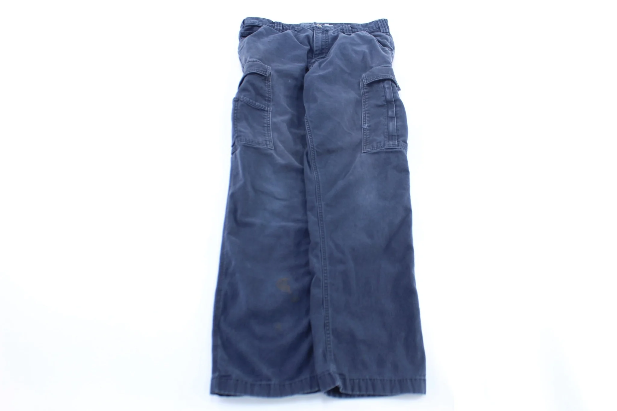 Carhartt Logo Patch Blue Carpenter Pants