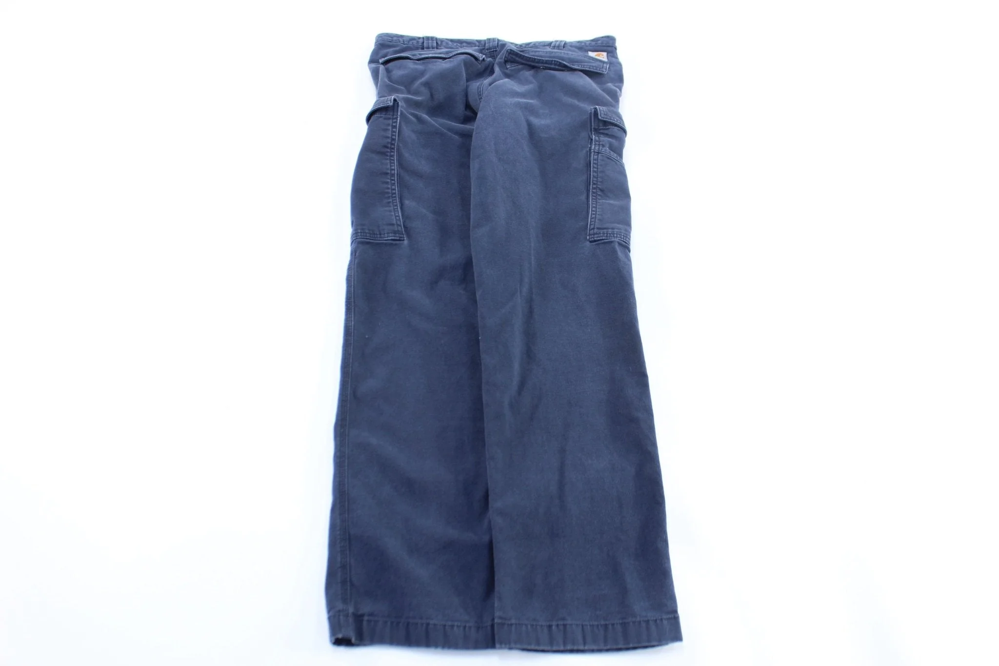 Carhartt Logo Patch Blue Carpenter Pants - Image 2