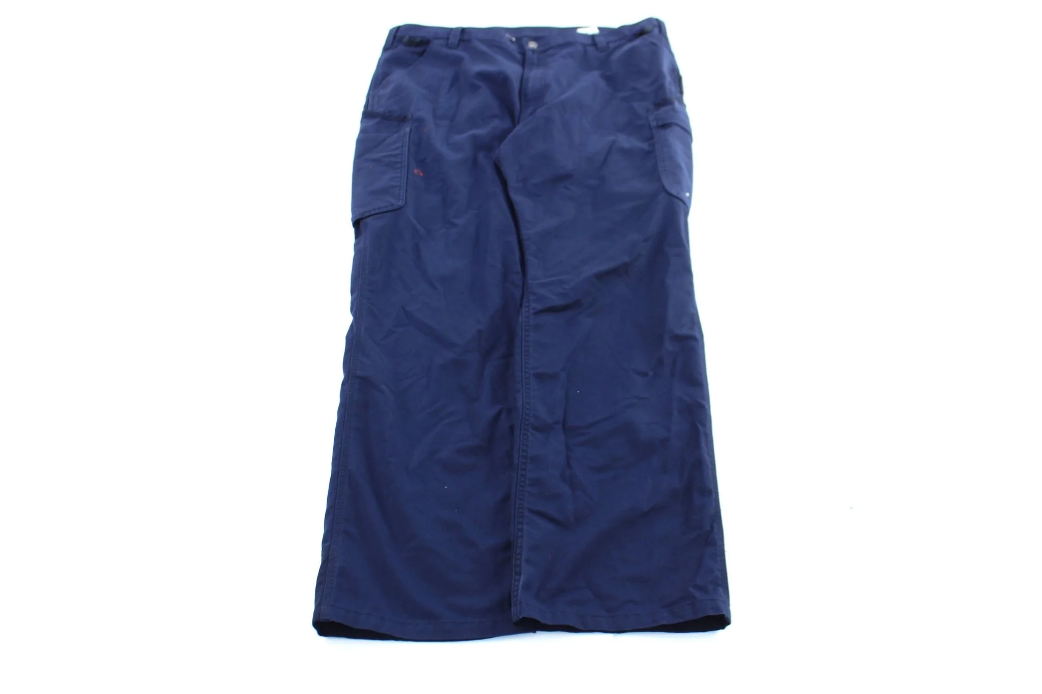 Carhartt Logo Patch Blue Carpenter Pants