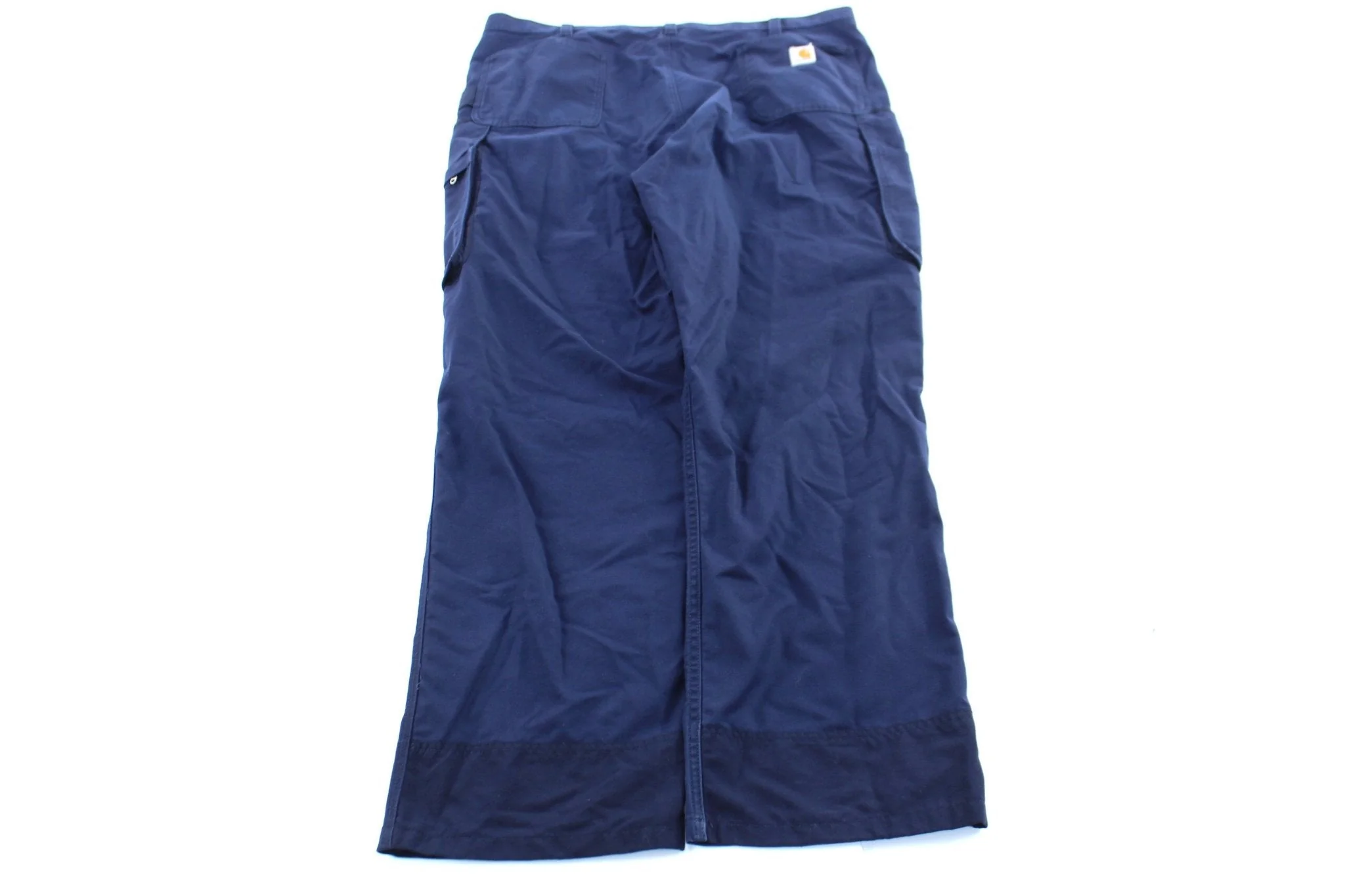 Carhartt Logo Patch Blue Carpenter Pants - Image 2