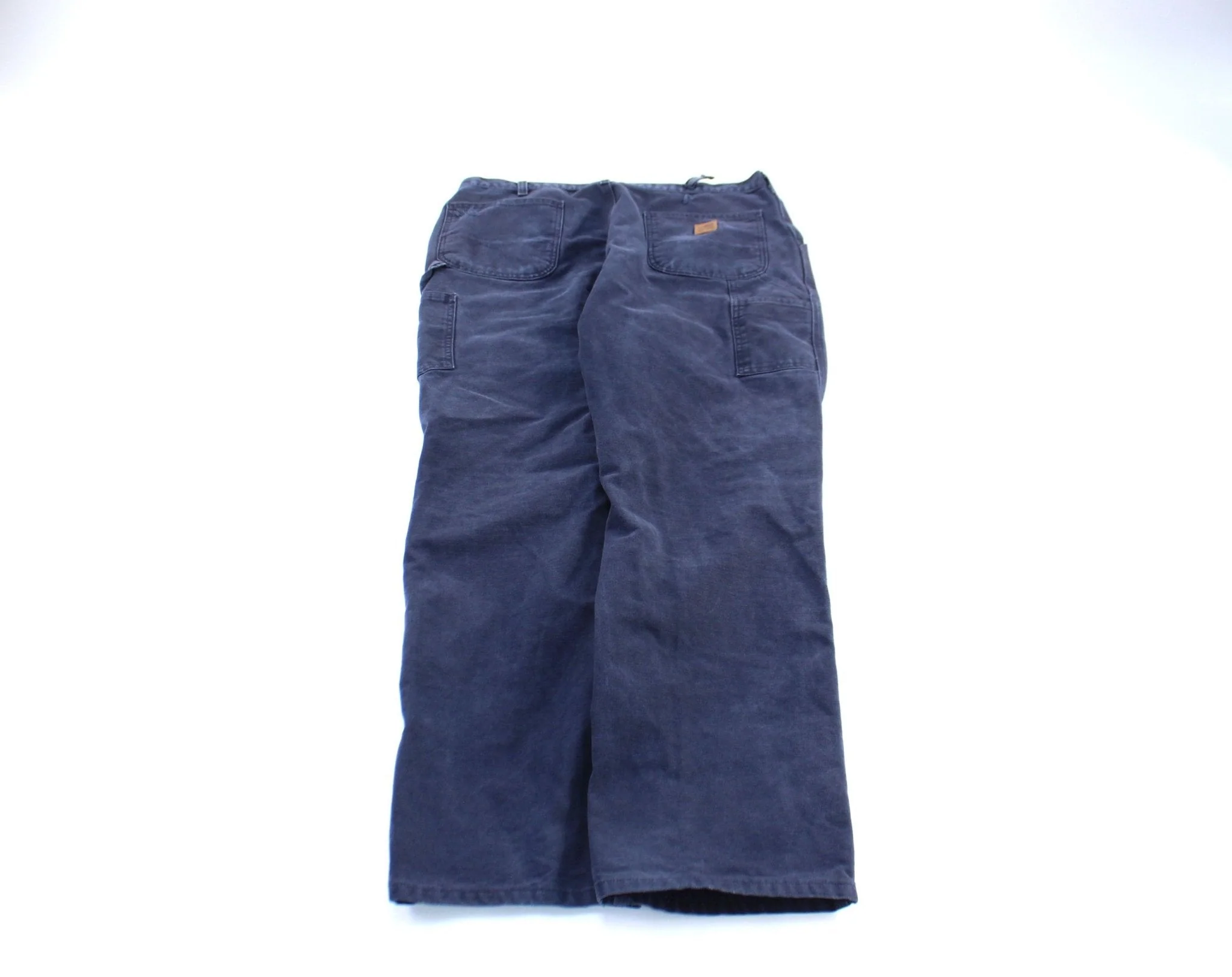 Carhartt Logo Patch Blue Carpenter Pants - Image 2