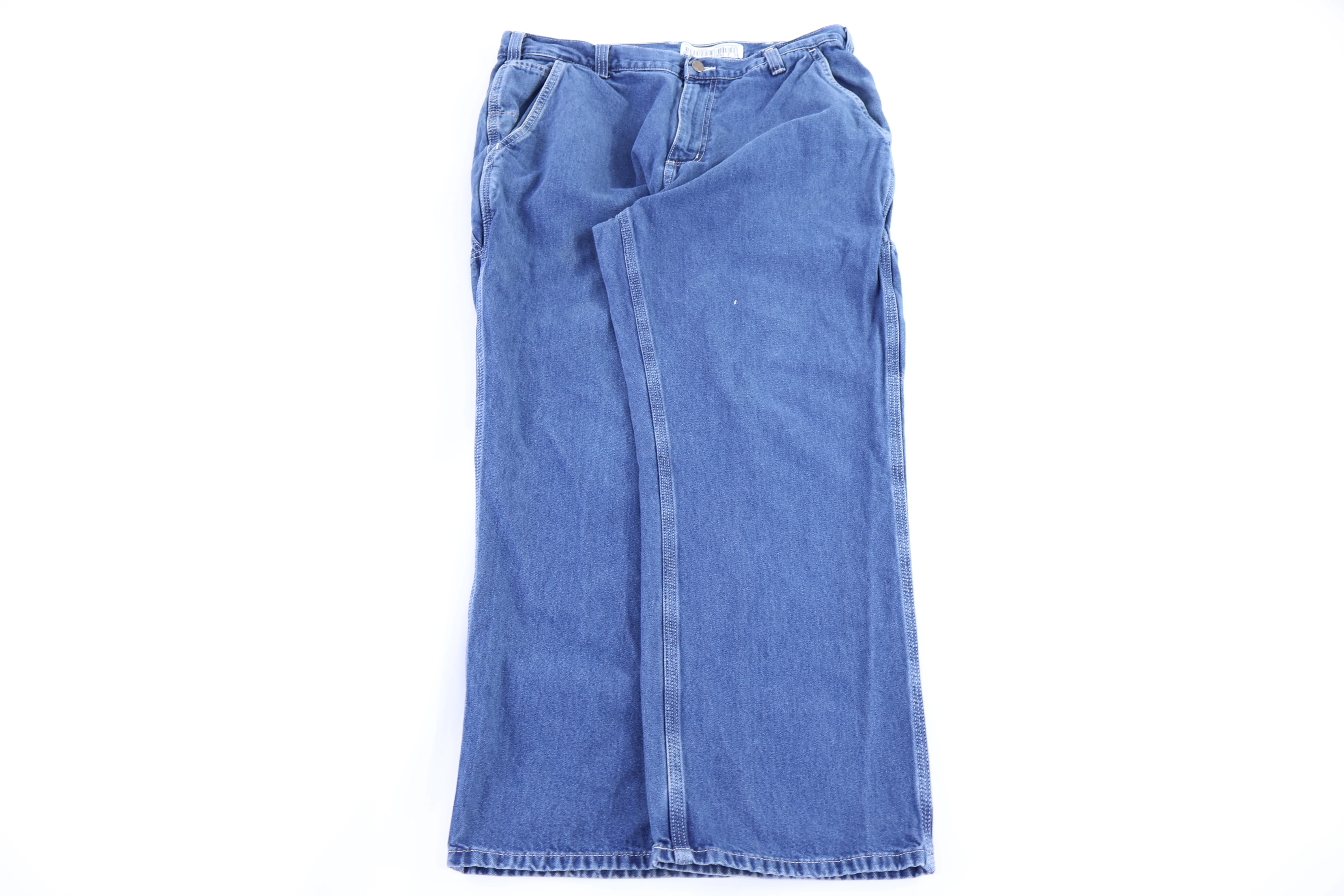 Carhartt Logo Patch Blue Denim Jeans - Image 2