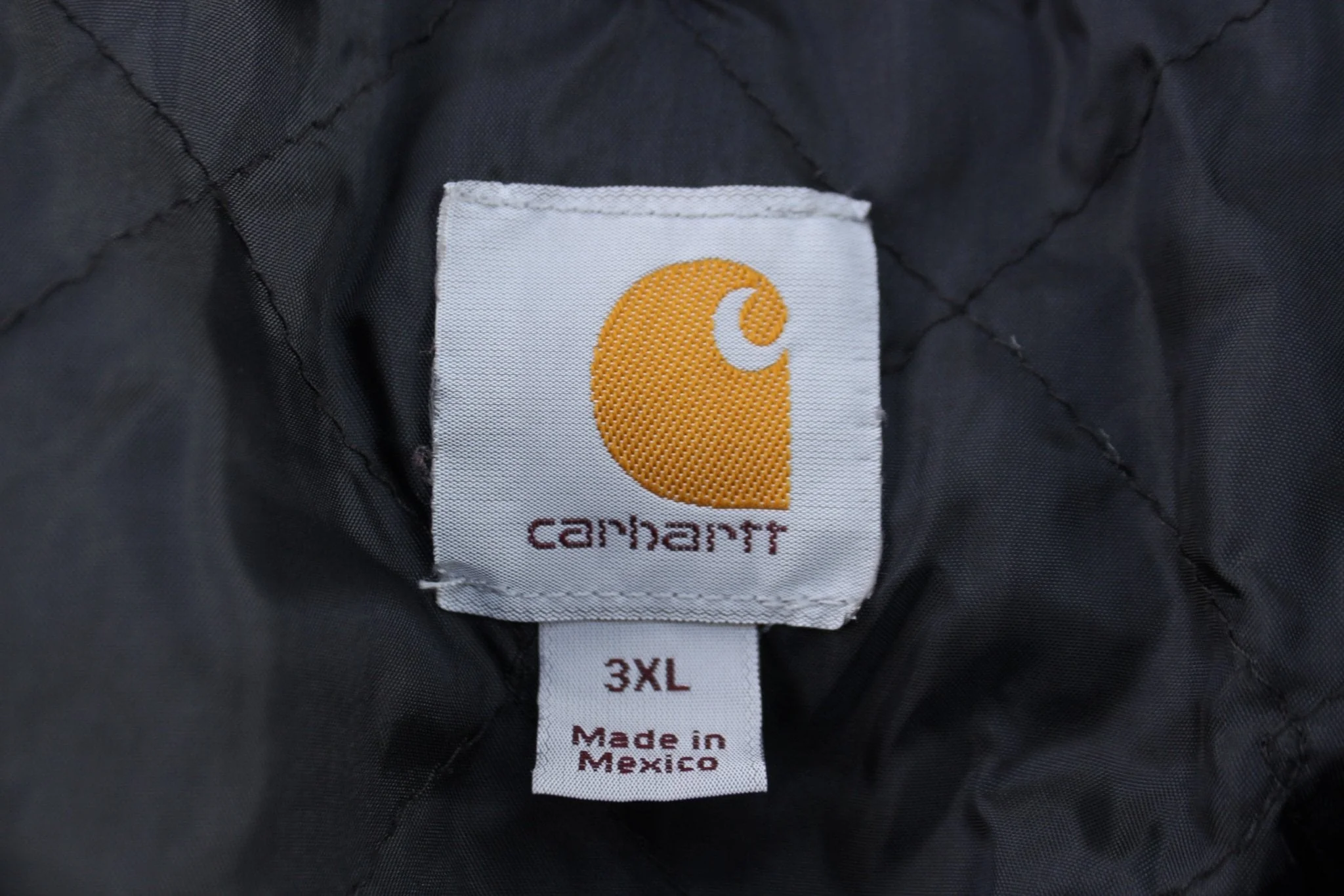 Carhartt Logo Patch Blue Full Zip Hooded Jacket - Image 5