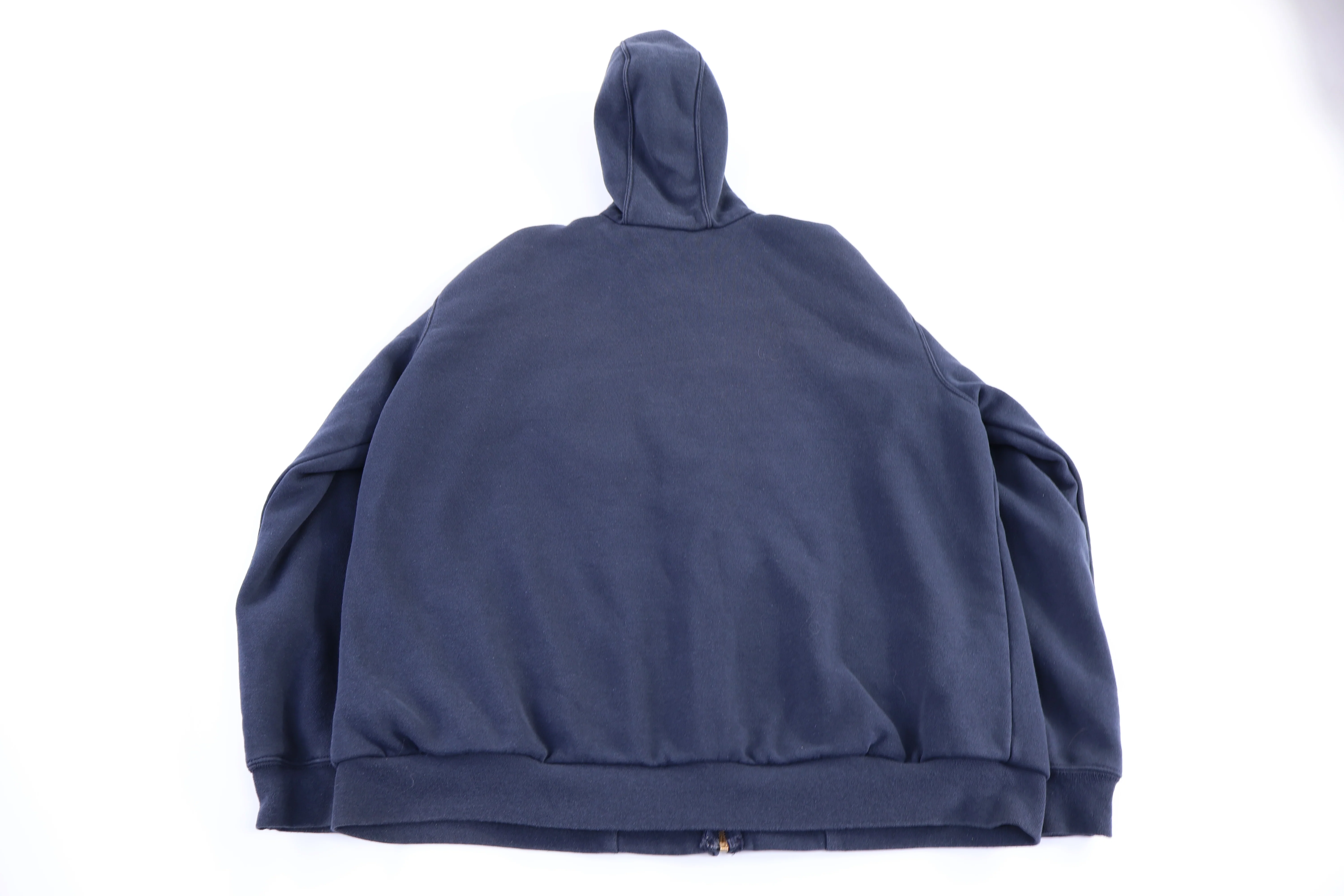 Carhartt Logo Patch Blue Full Zip Hoodie - Image 2