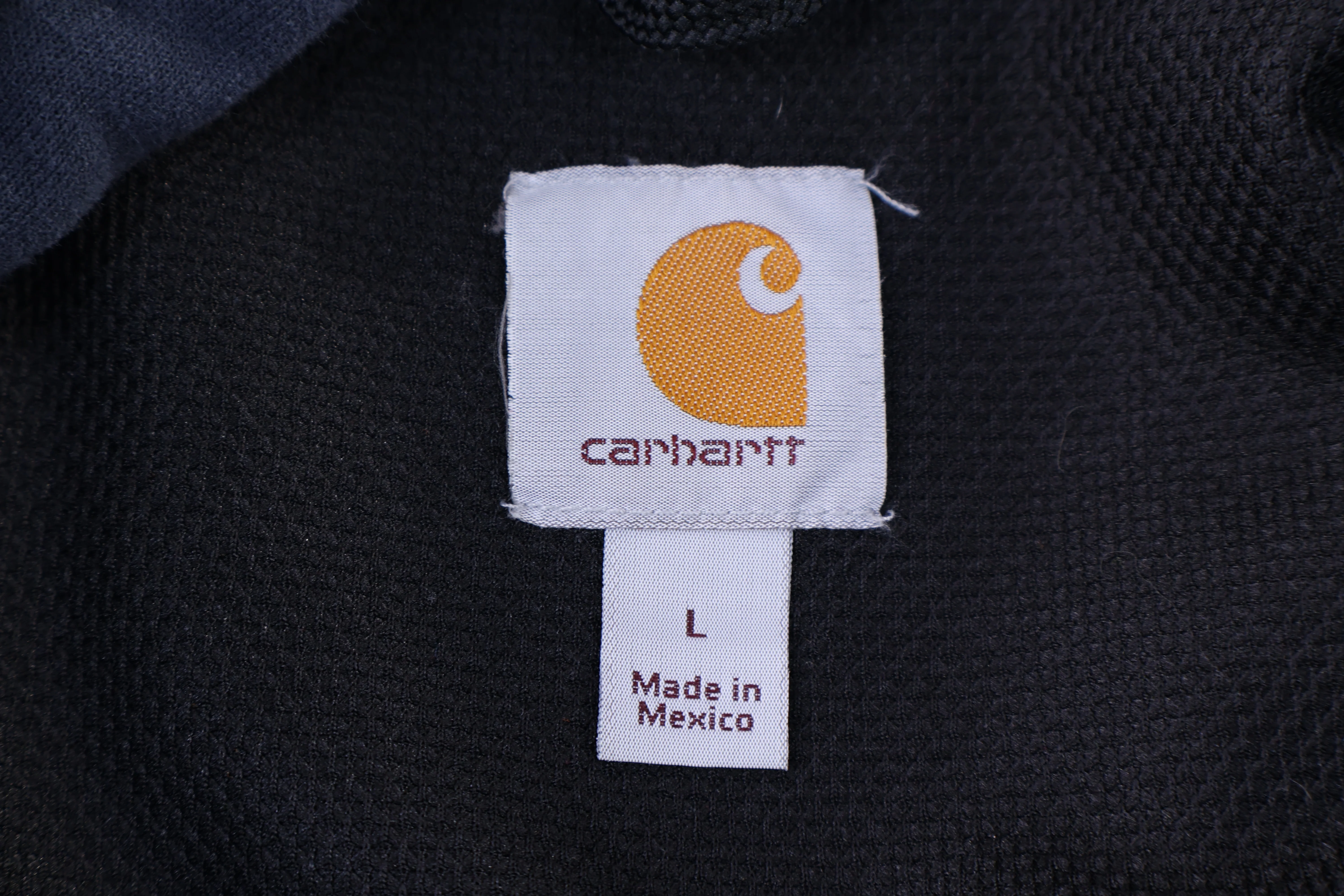 Carhartt Logo Patch Blue Full Zip Hoodie - Image 4